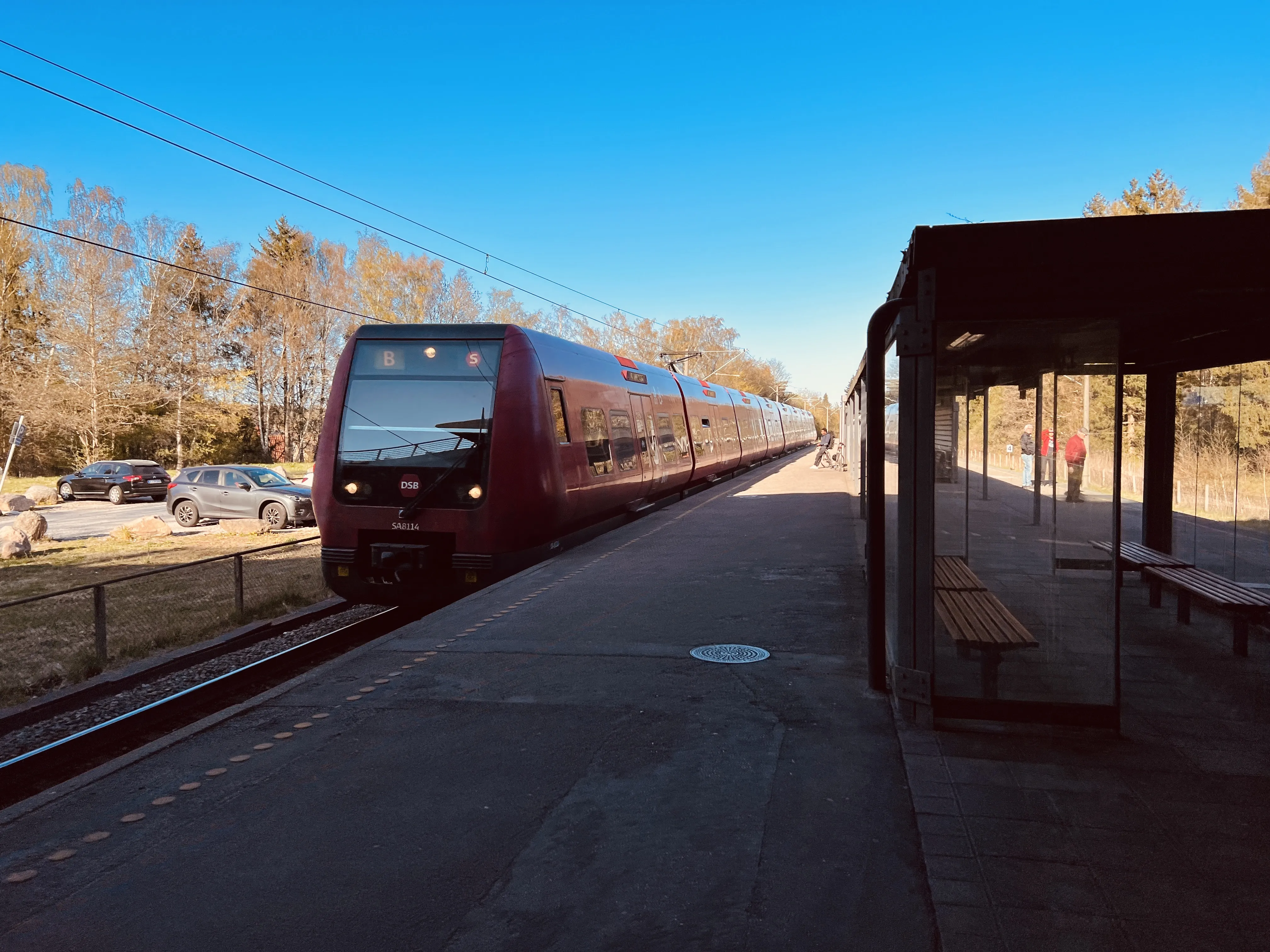 Billede af DSB SA 8114 fotograferet ud for Skovbrynet S-togstrinbræt. Billede af DSB SA 8114 fotograferet ud for Skovbrynet S-togstrinbræt.