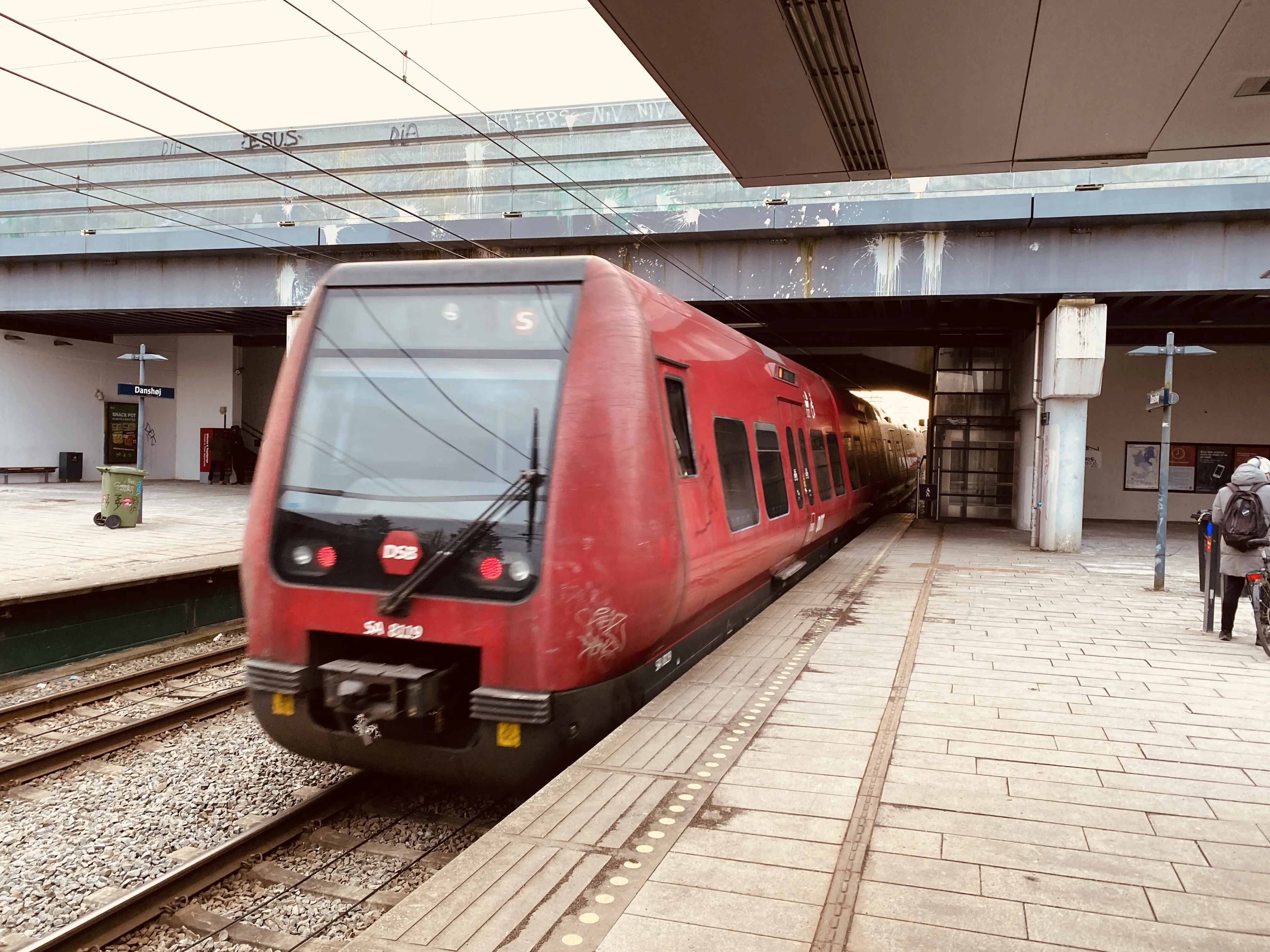 Billede af DSB SA 8119 fotograferet ud for Danshøj Trinbræt. Billede af DSB SA 8119 fotograferet ud for Danshøj Trinbræt.