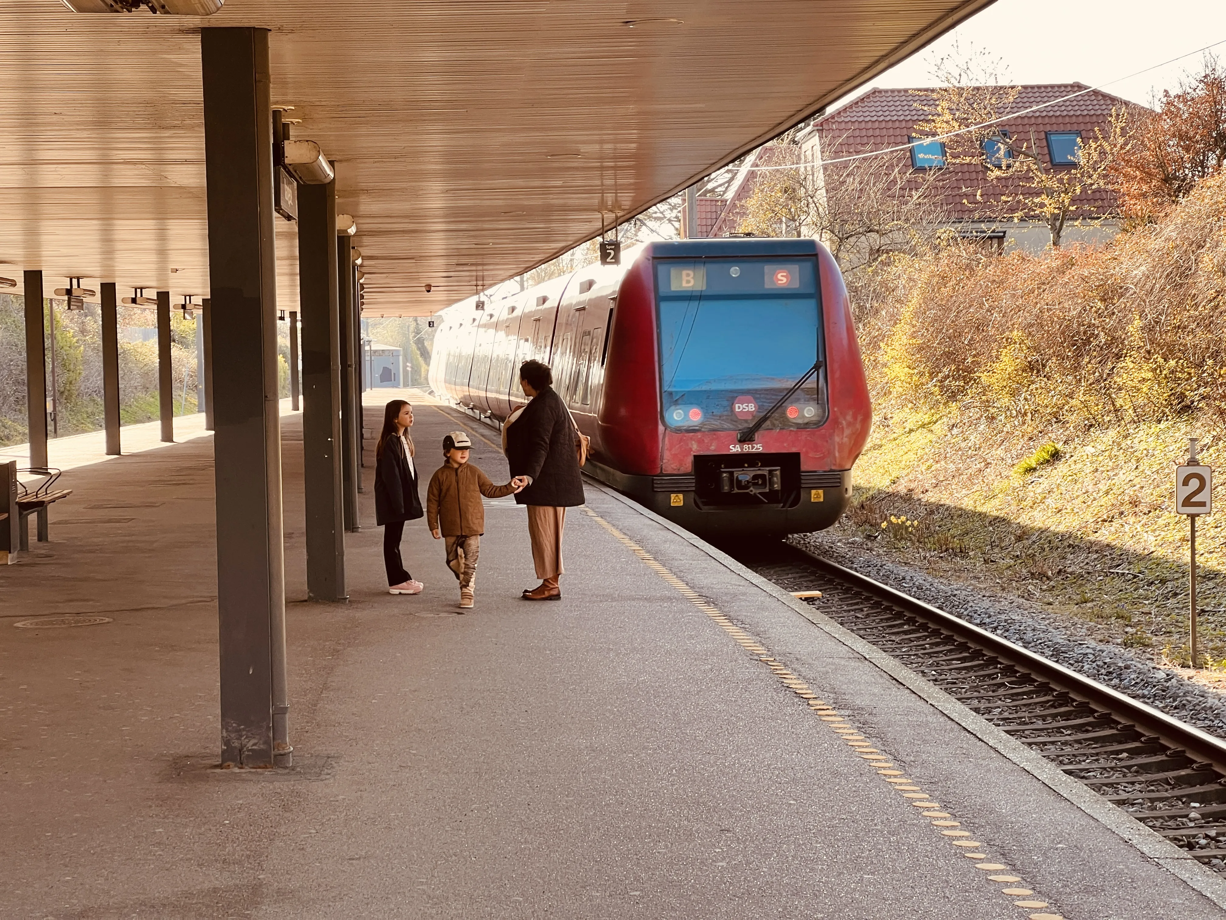 Billede af DSB SA 8125 fotograferet ud for Vangede S-togstrinbræt. Billede af DSB SA 8125 fotograferet ud for Vangede S-togstrinbræt.