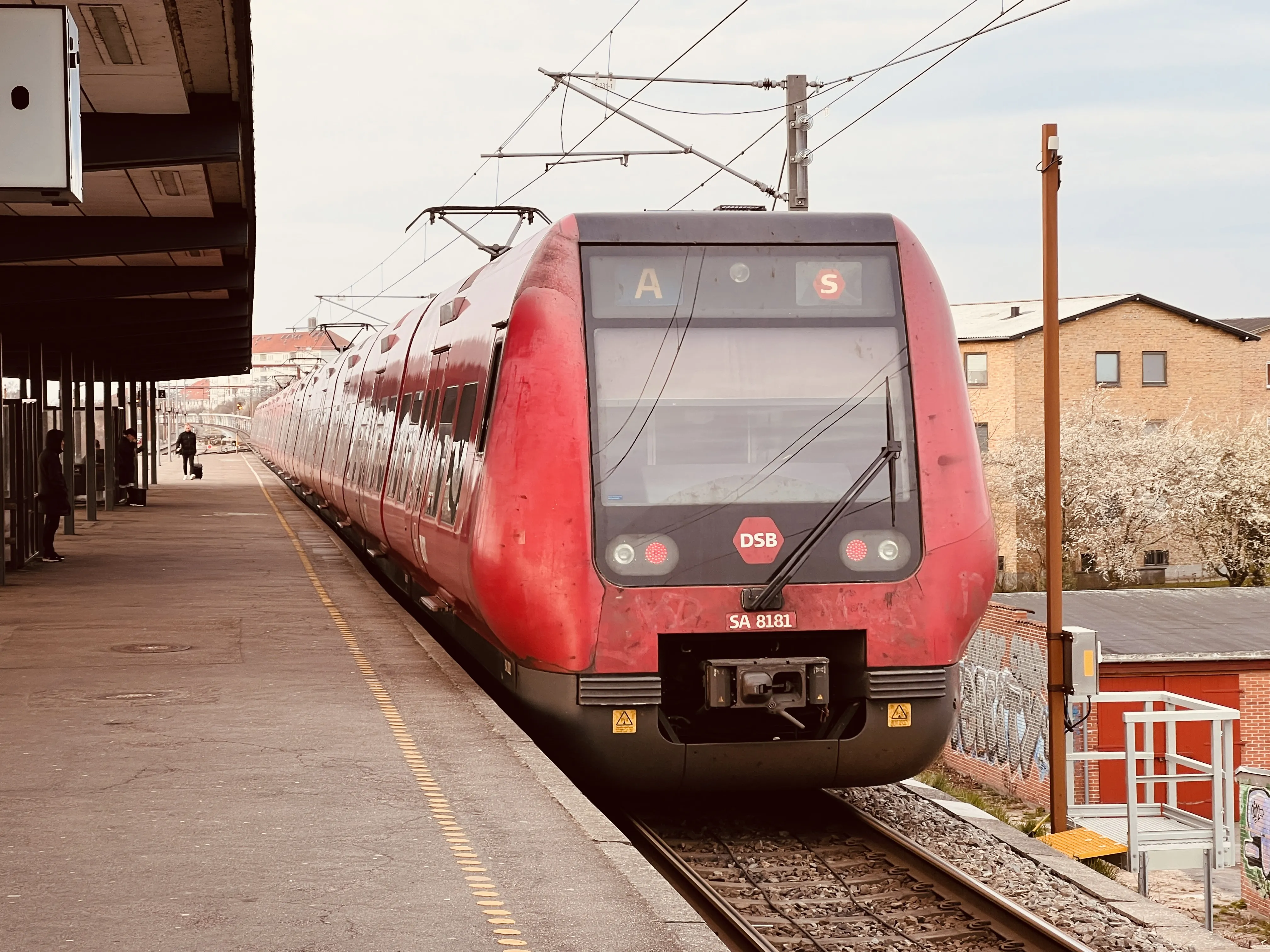 Billede af DSB SA 8181 fotograferet ud for Åmarken S-togstrinbræt. Billede af DSB SA 8181 fotograferet ud for Åmarken S-togstrinbræt.