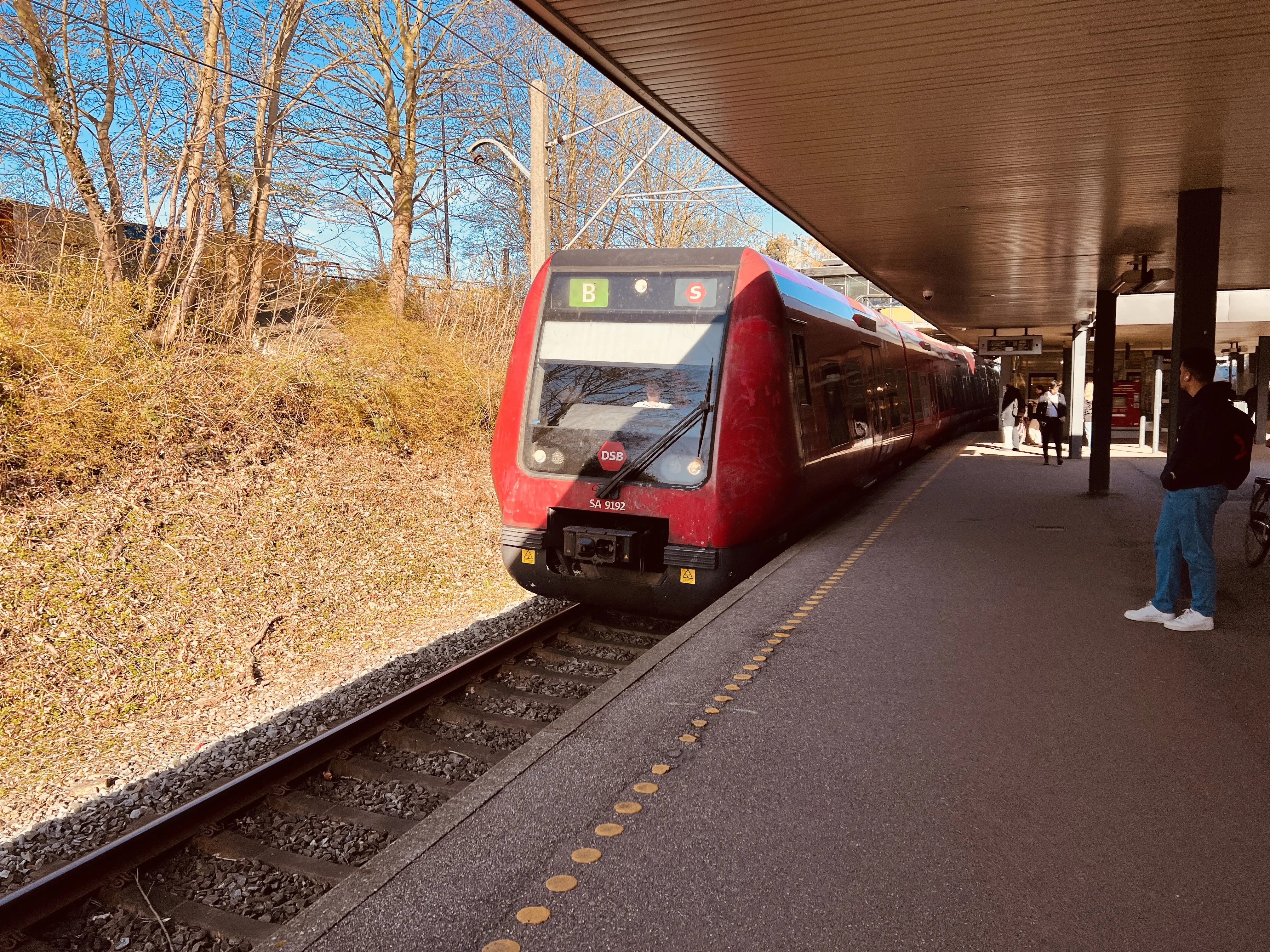 Billede af DSB SA 8192 fotograferet ud for Vangede S-togstrinbræt. Billede af DSB SA 8192 fotograferet ud for Vangede S-togstrinbræt.