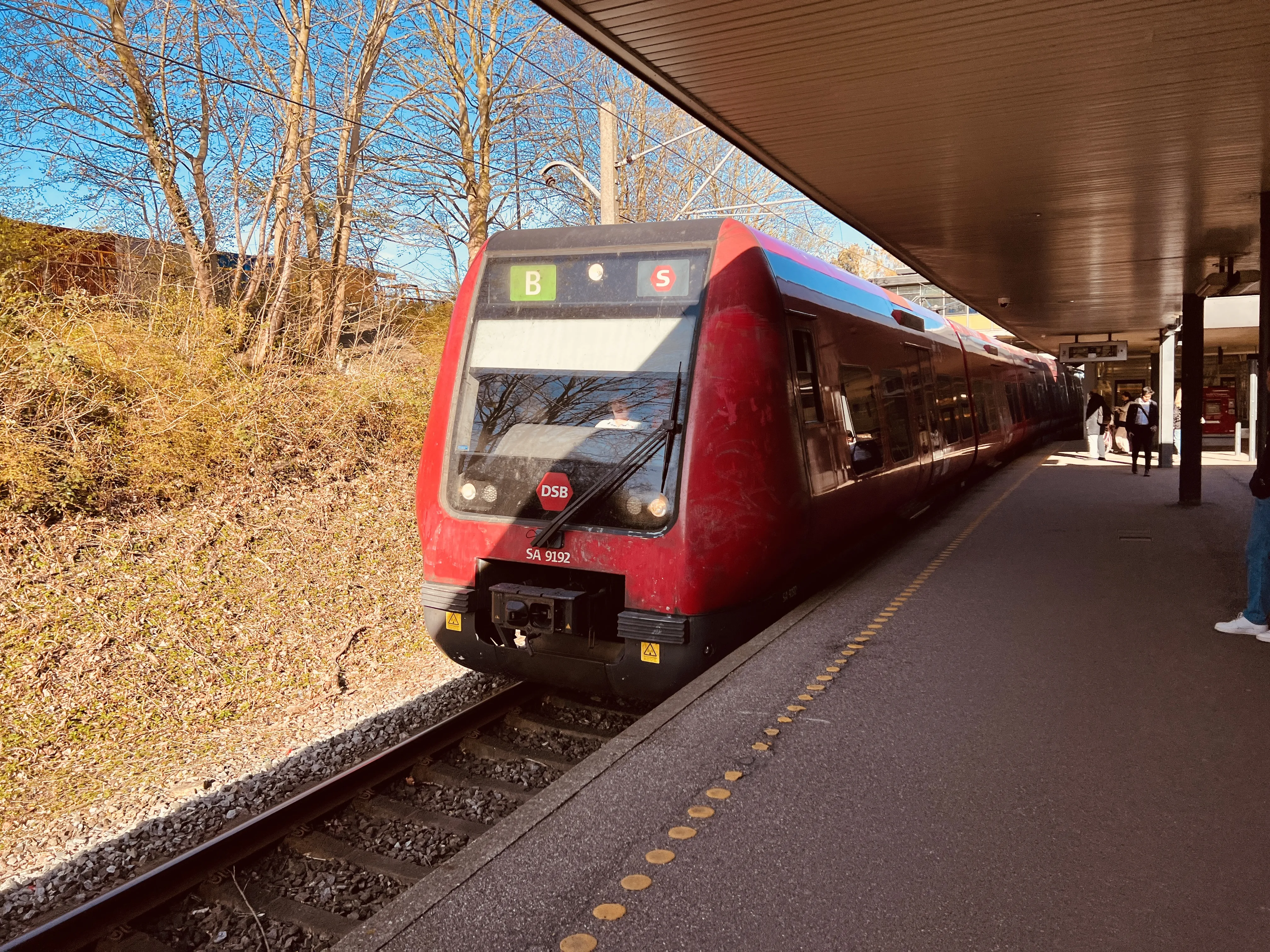 Billede af DSB SA 8192 fotograferet ud for Vangede S-togstrinbræt. Billede af DSB SA 8192 fotograferet ud for Vangede S-togstrinbræt.
