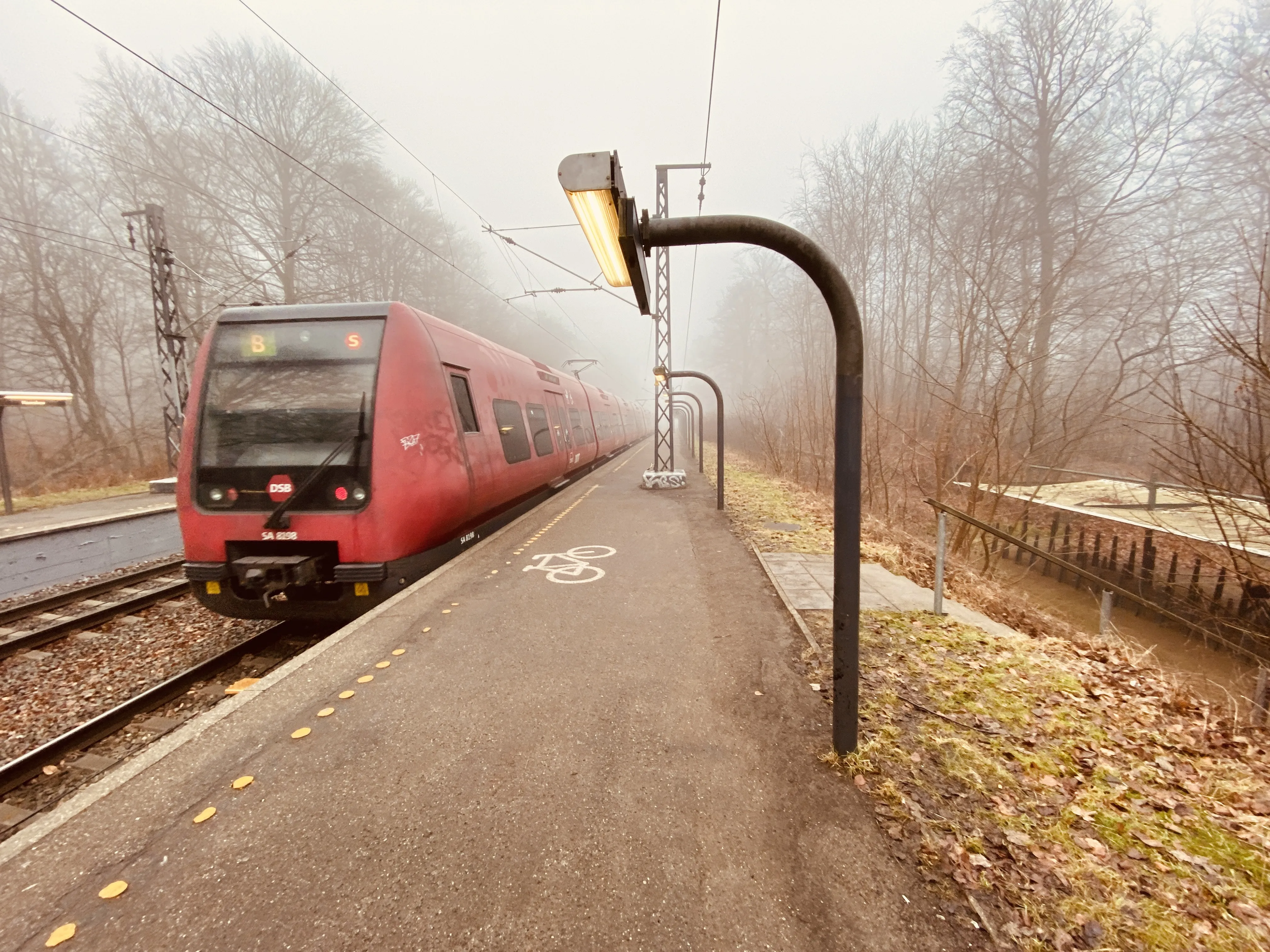 Billede af DSB SA 8198 fotograferet ud for Hareskov S-togstrinbræt. Billede af DSB SA 8198 fotograferet ud for Hareskov S-togstrinbræt.