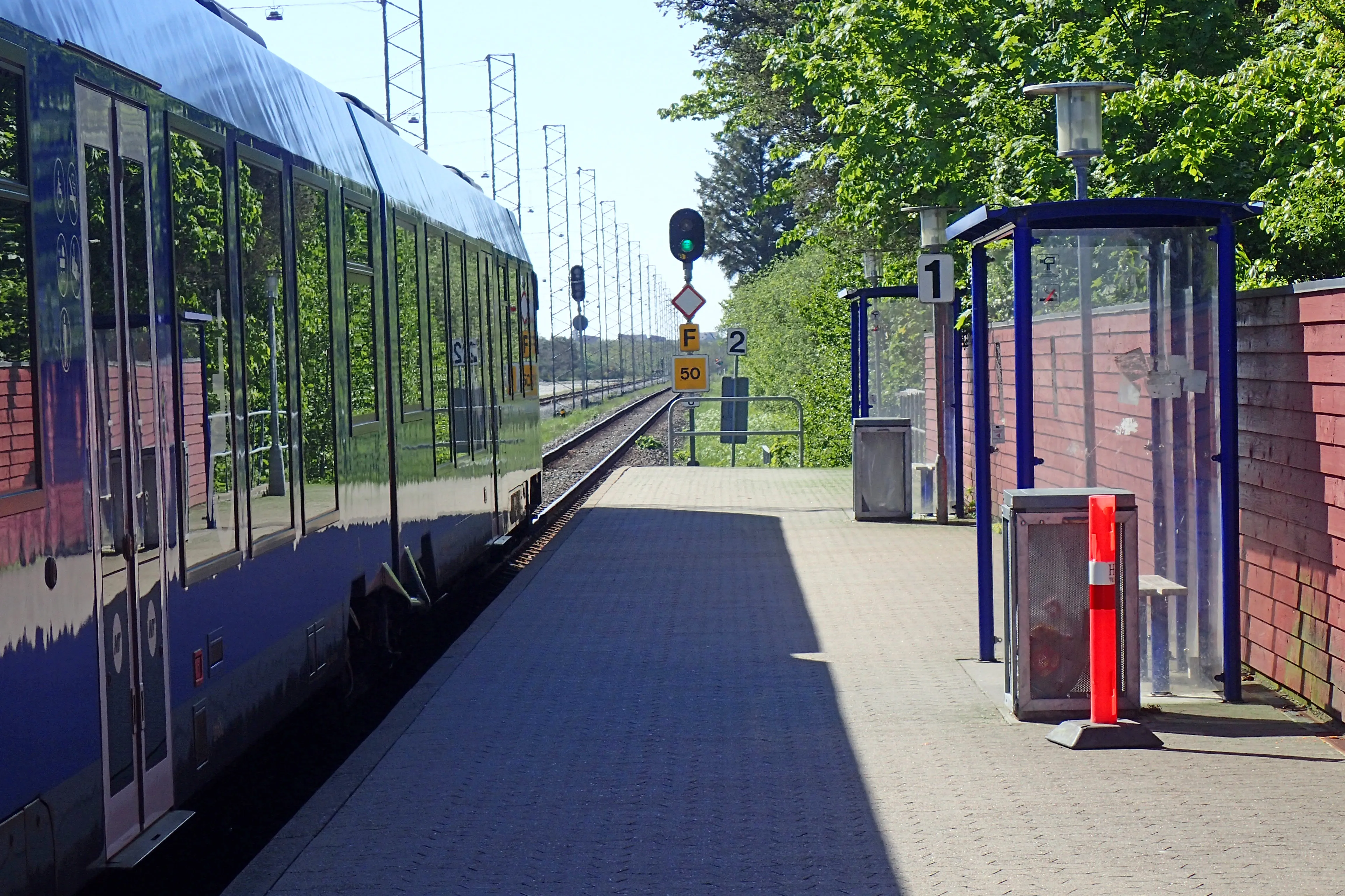 Billede af Lilleheden Trinbræt. Billede af Lilleheden Trinbræt.