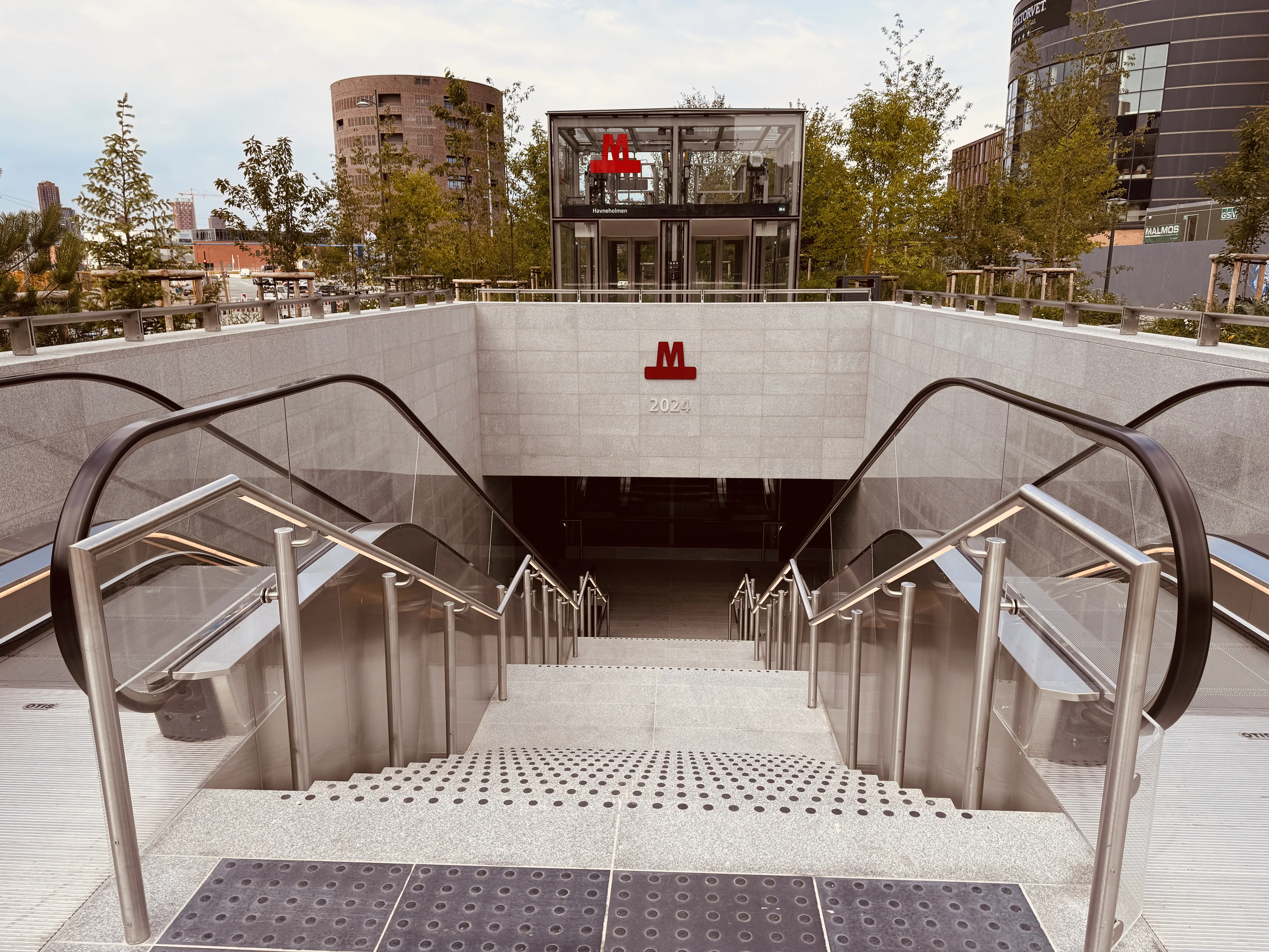 Billede af Havneholmen Metrostation. Billede af Havneholmen Metrostation.