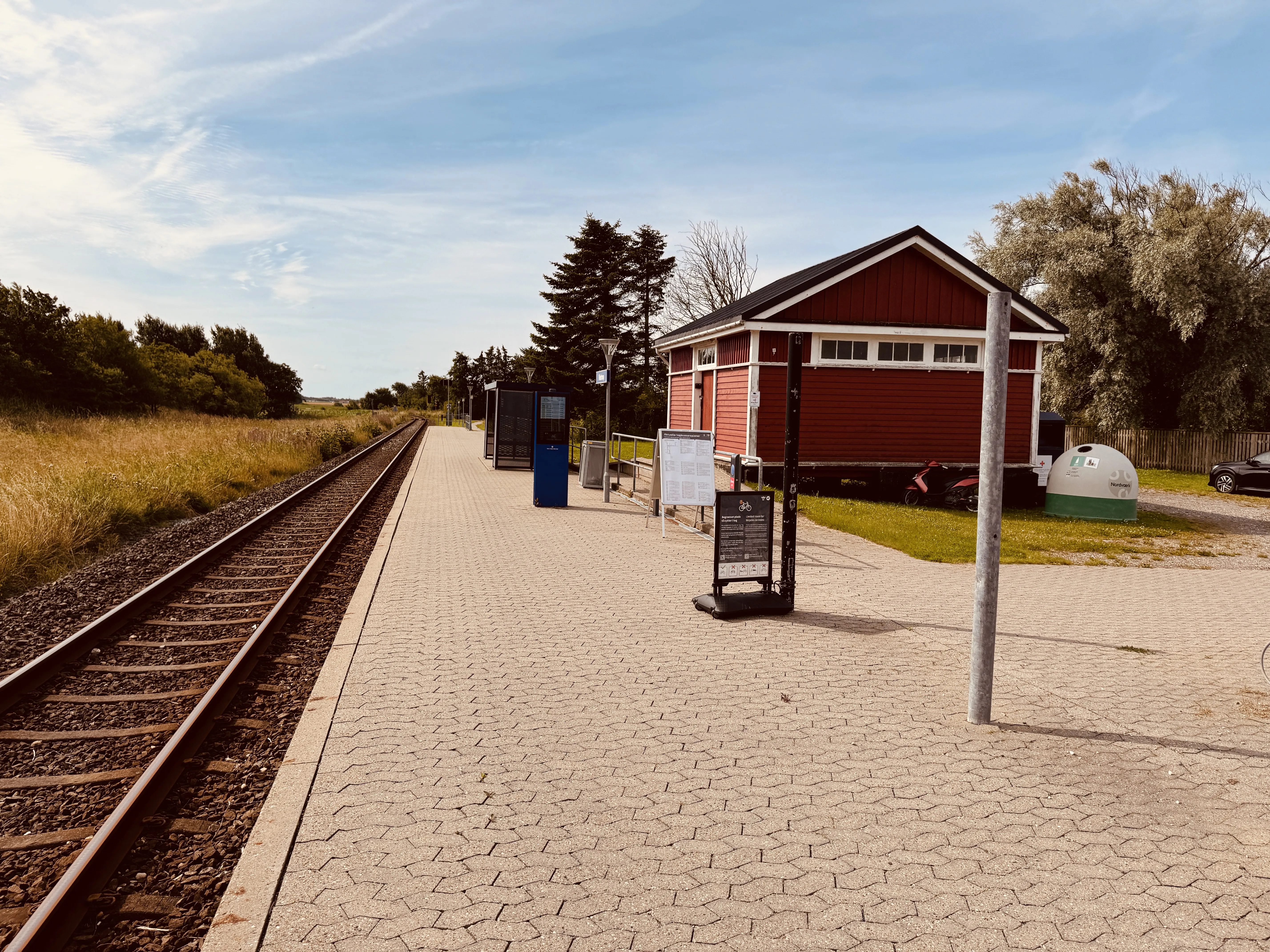 Billede af Vidstrup Stations varehus. Billede af Vidstrup Stations varehus.