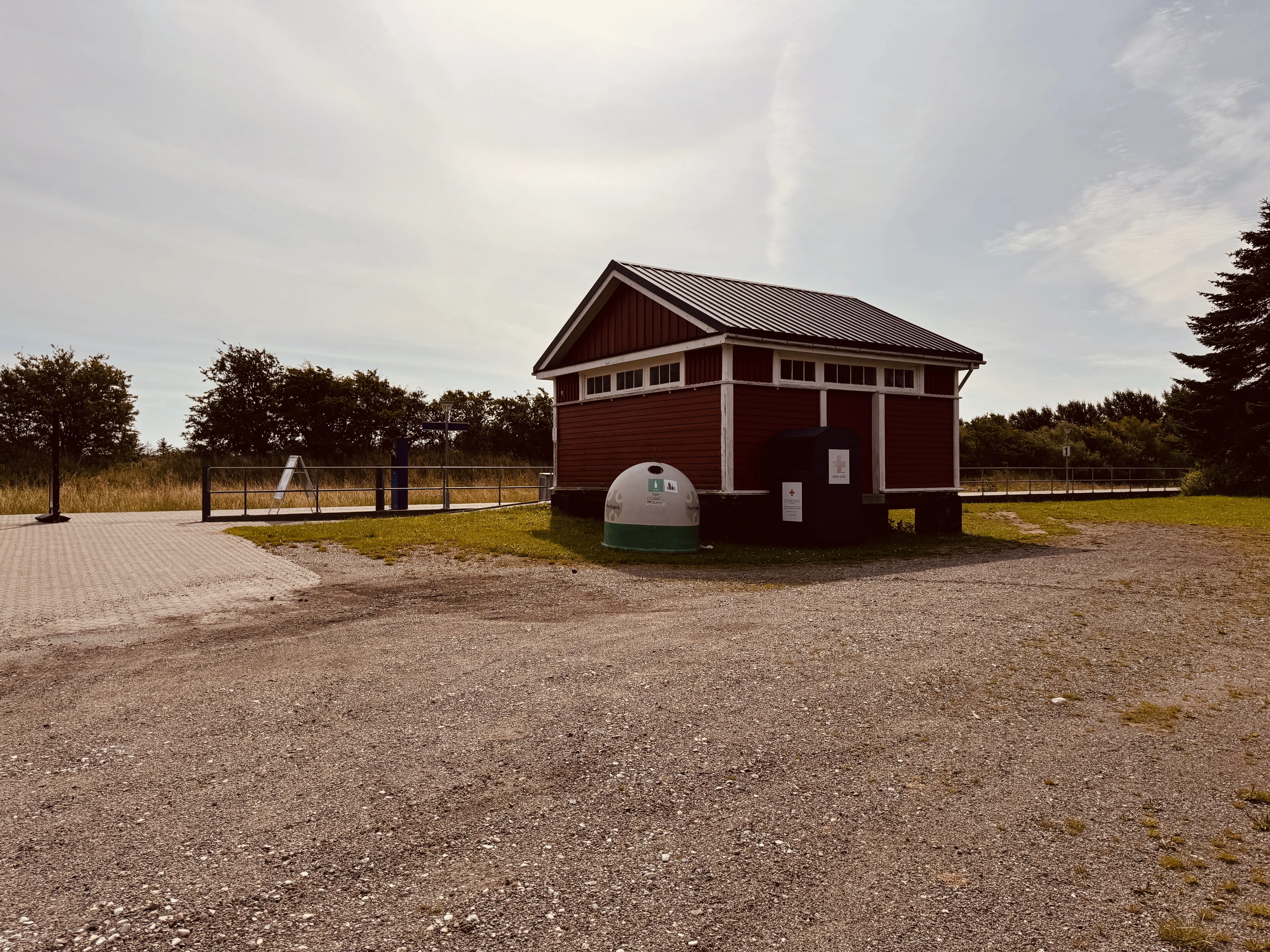 Billede af Vidstrup Stations varehus. Billede af Vidstrup Stations varehus.