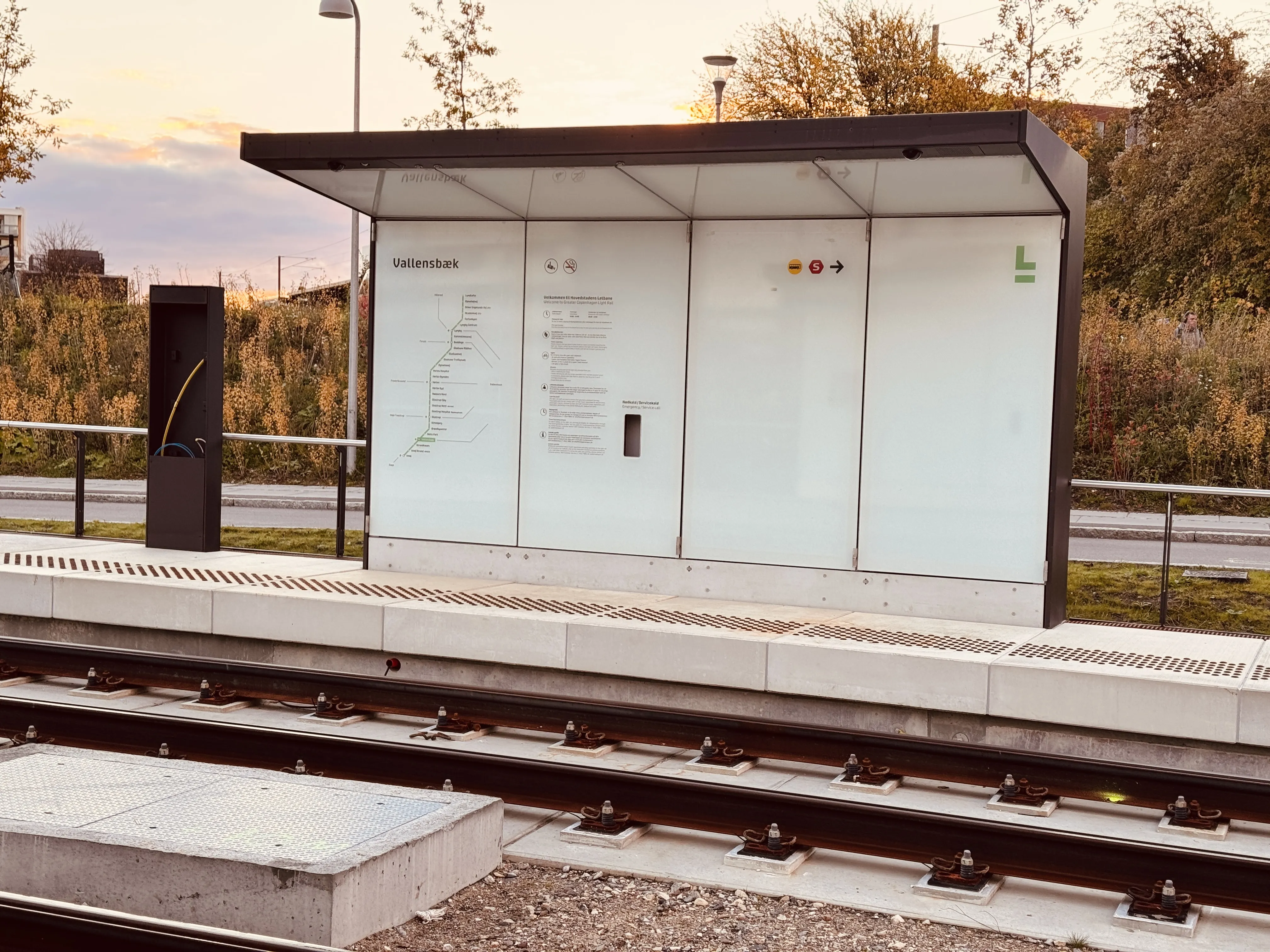 Billede af Vallensbæk Station Letbanestation. Billede af Vallensbæk Station Letbanestation.