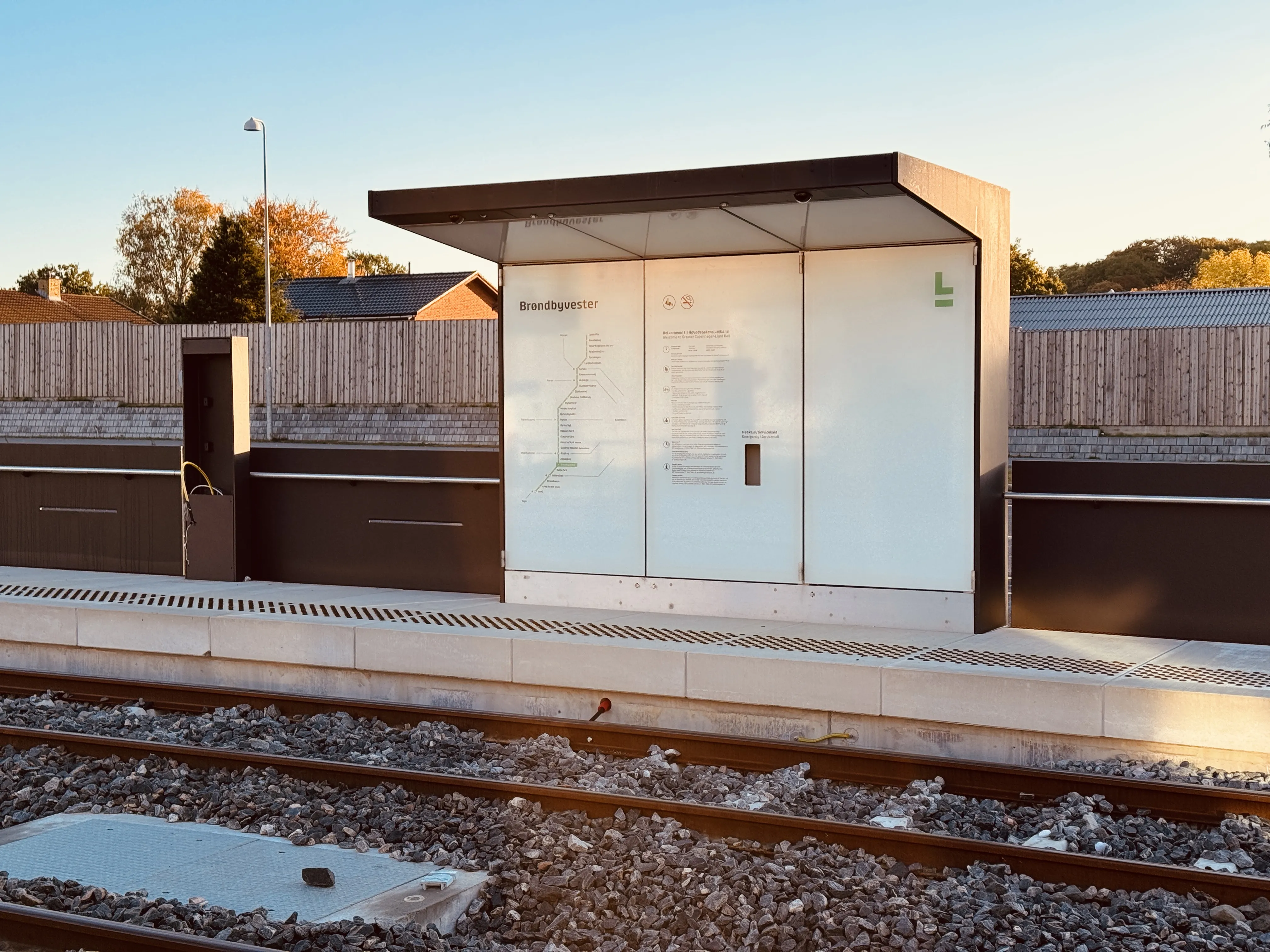 Billede af Brøndbyvester Letbanestation. Billede af Brøndbyvester Letbanestation.