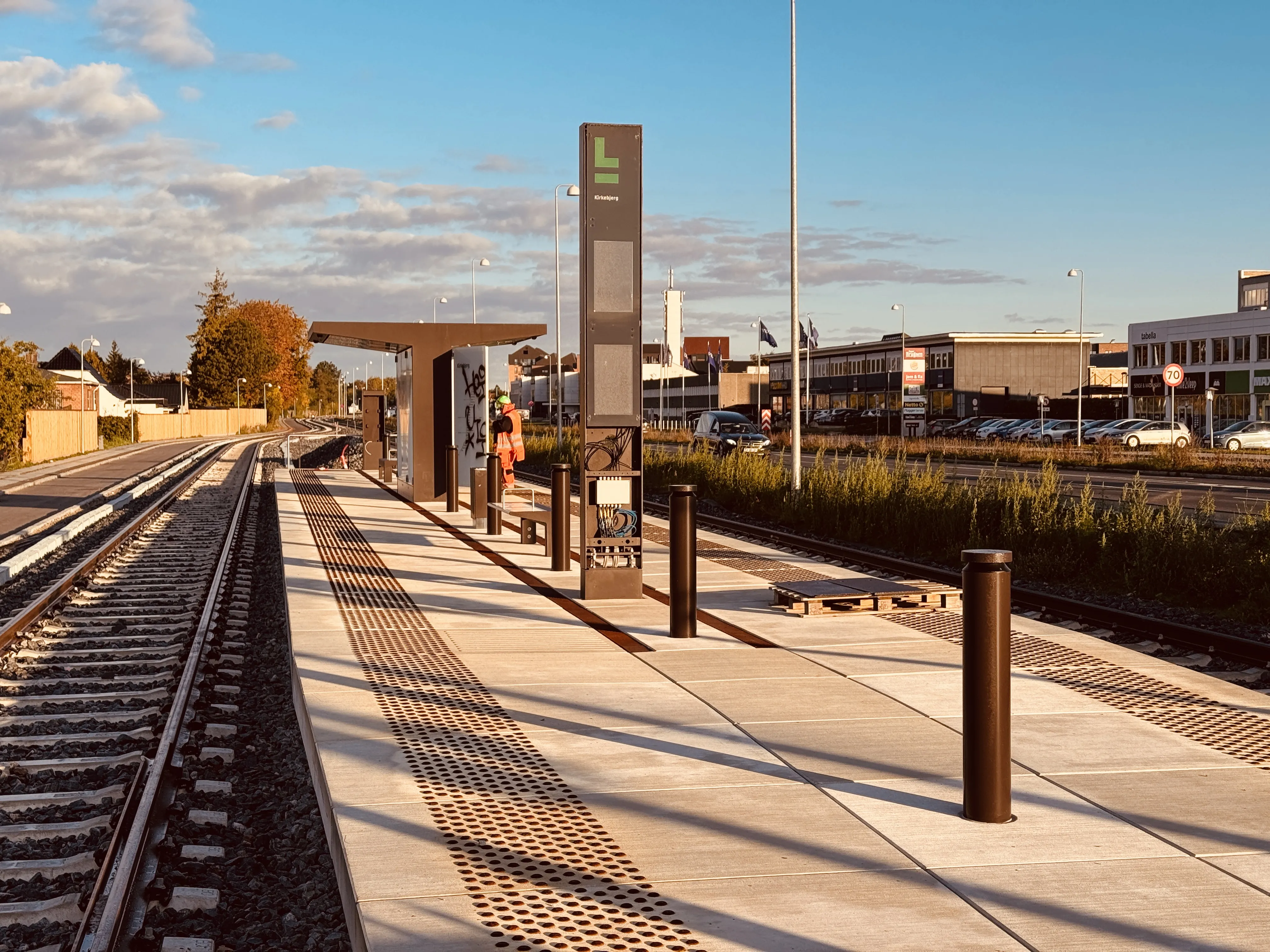 Billede af Kirkebjerg Letbanestation. Billede af Kirkebjerg Letbanestation.