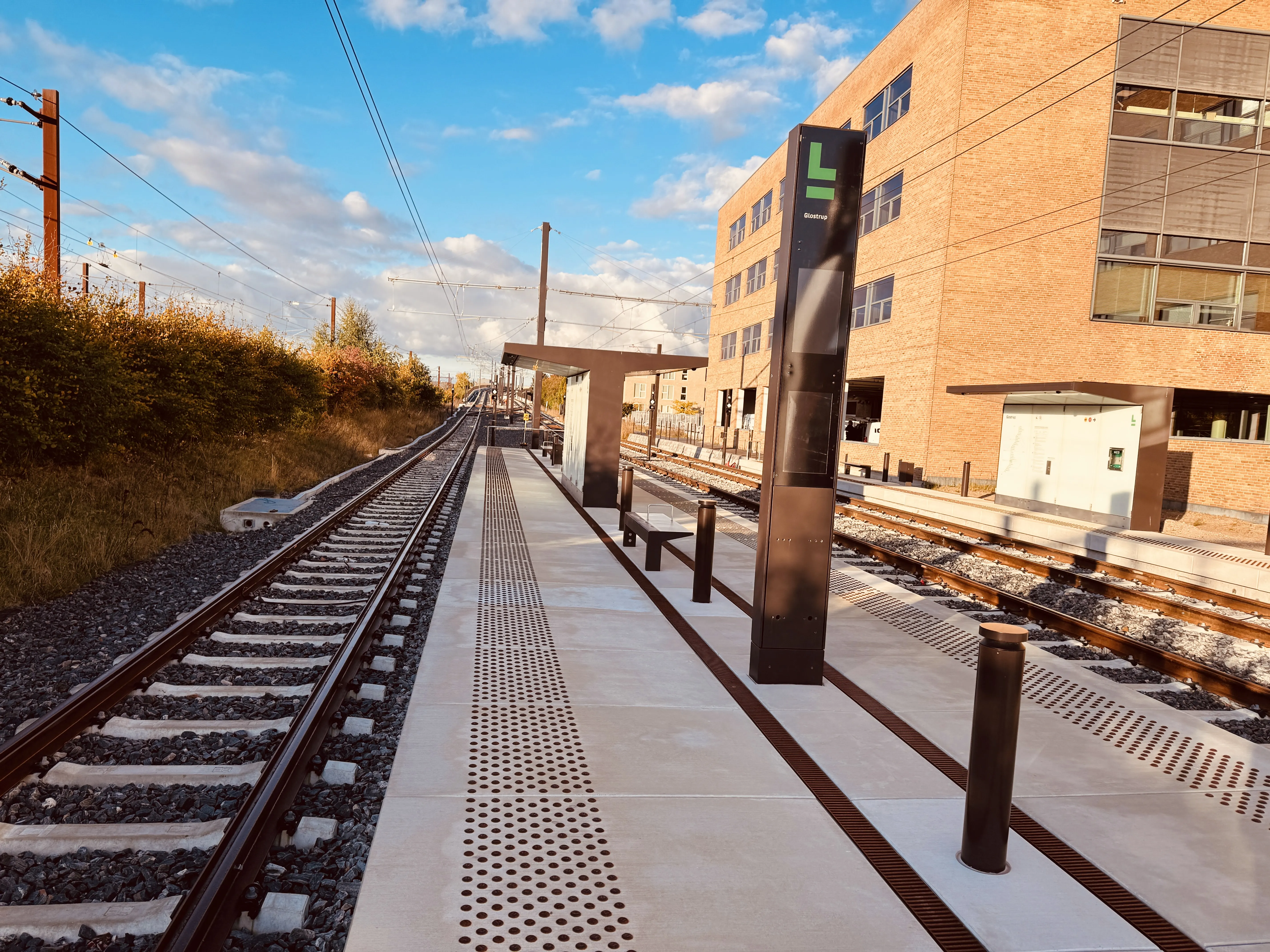 Billede af Glostrup Station Letbanestation. Billede af Glostrup Station Letbanestation.