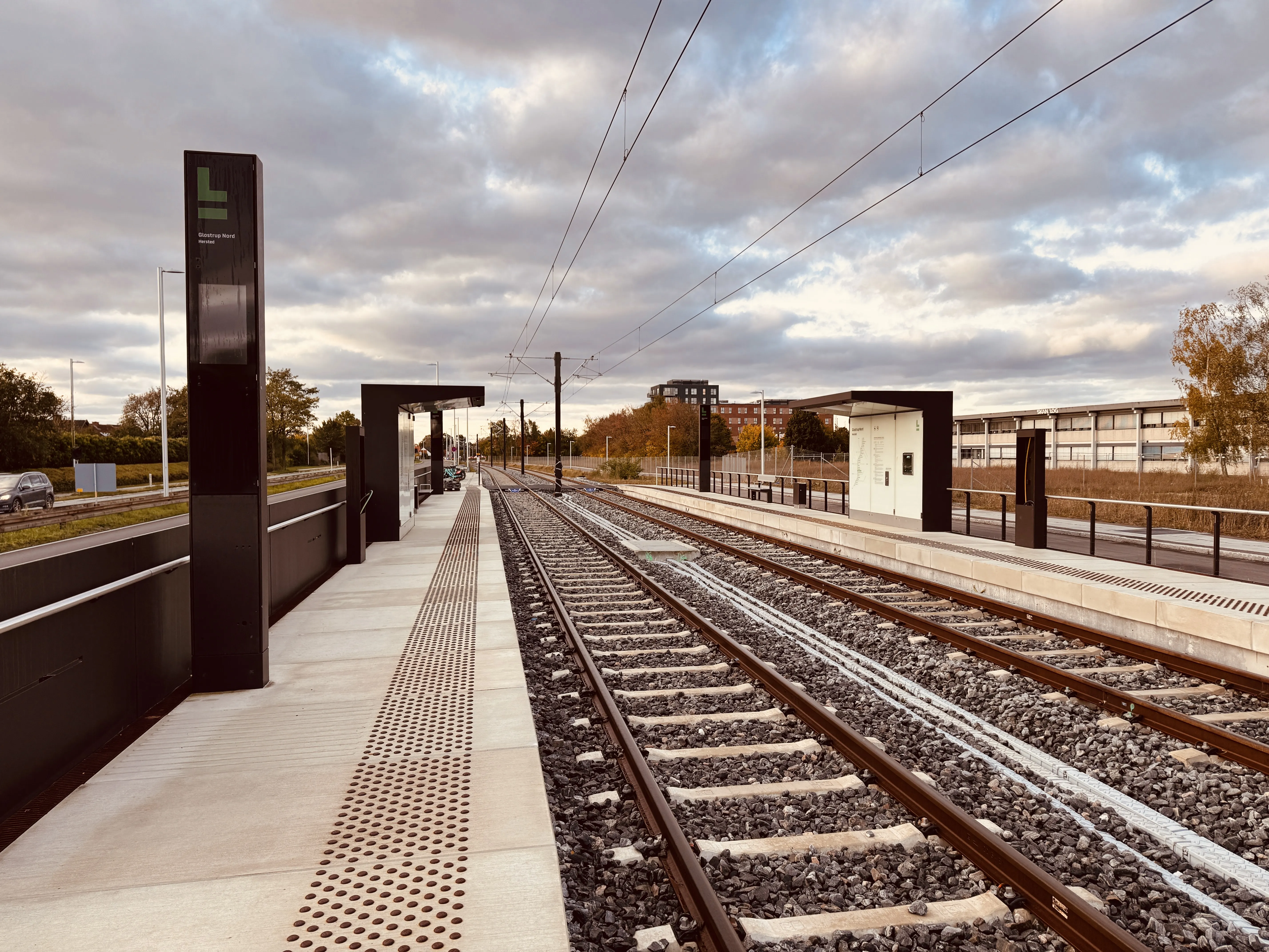 Billede af Glostrup Nord Letbanestation. Billede af Glostrup Nord Letbanestation.