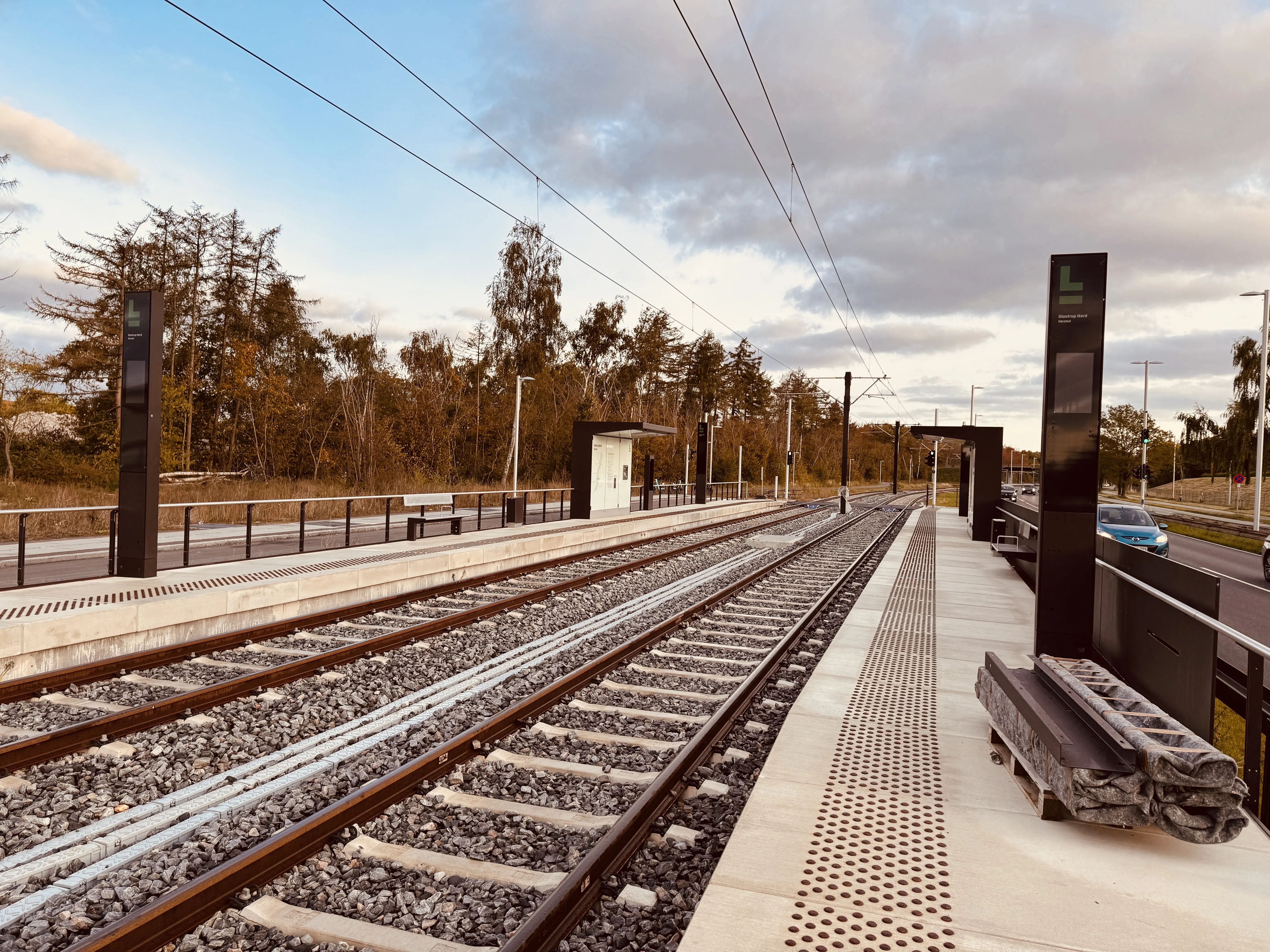 Billede af Glostrup Nord Letbanestation. Billede af Glostrup Nord Letbanestation.