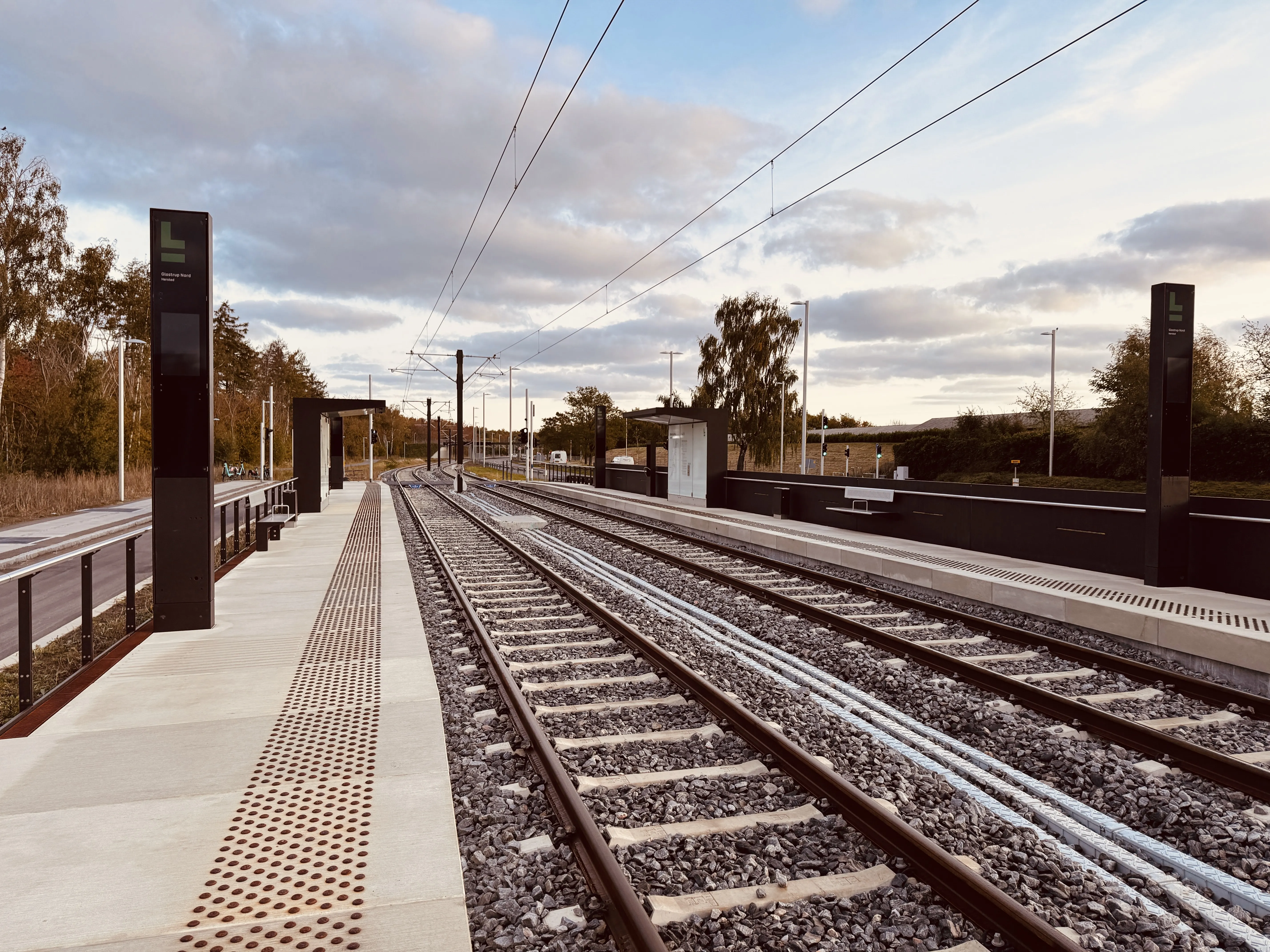 Billede af Glostrup Nord Letbanestation. Billede af Glostrup Nord Letbanestation.