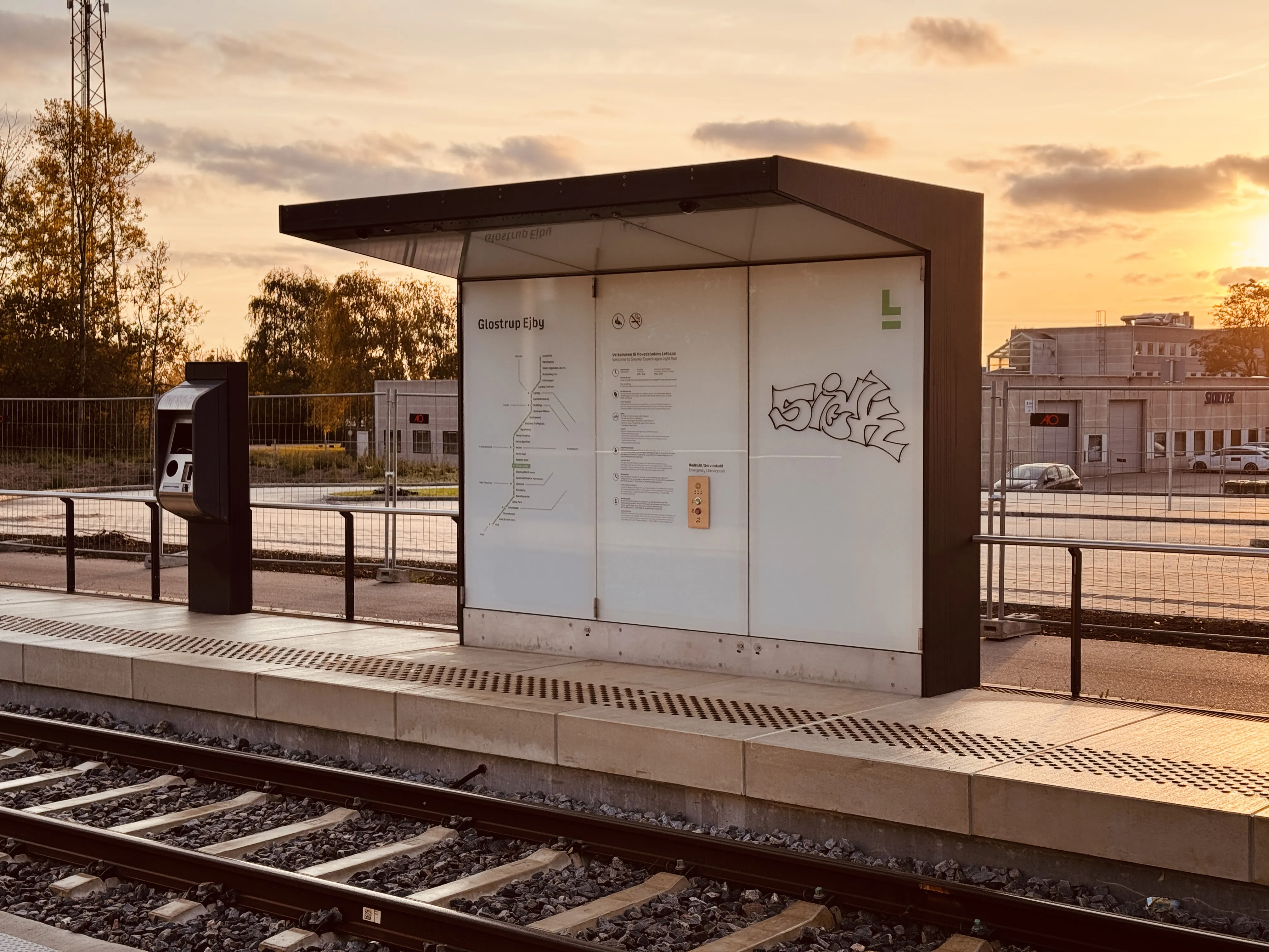 Billede af Glostrup Ejby Letbanestation. Billede af Glostrup Ejby Letbanestation.
