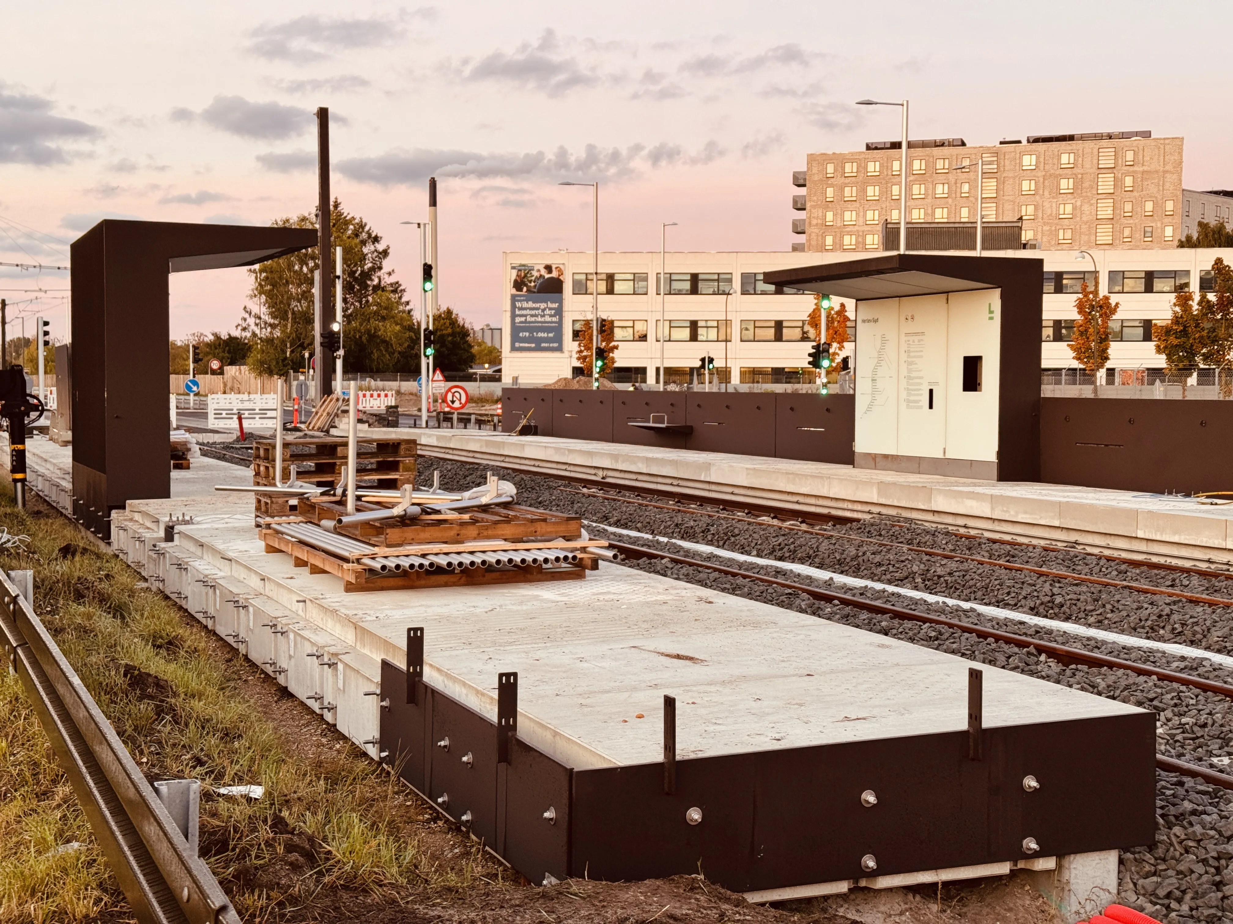 Billede af Herlev Syd Letbanestation. Billede af Herlev Syd Letbanestation.