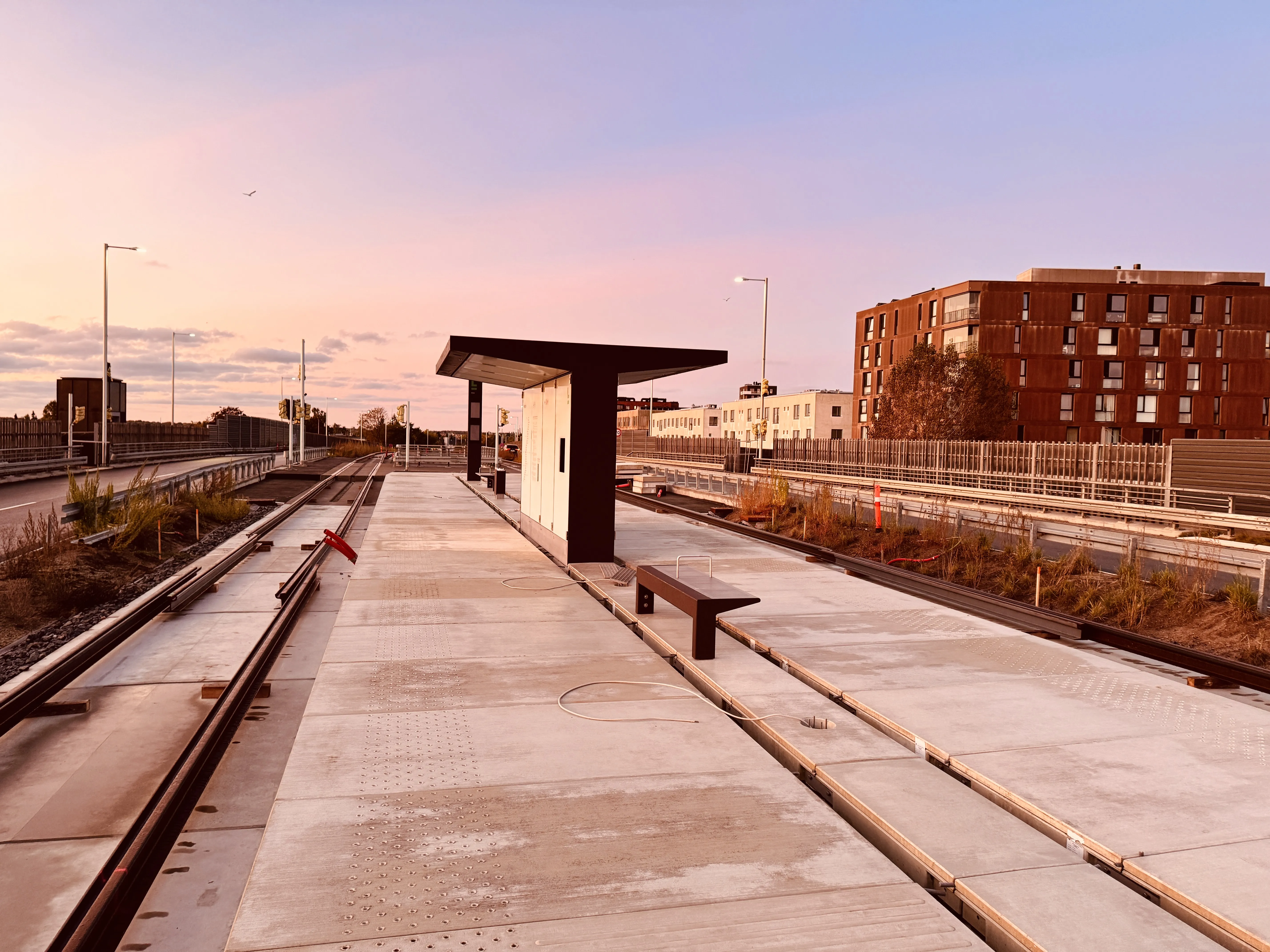 Billede af Herlev Station Letbanestation. Billede af Herlev Station Letbanestation.