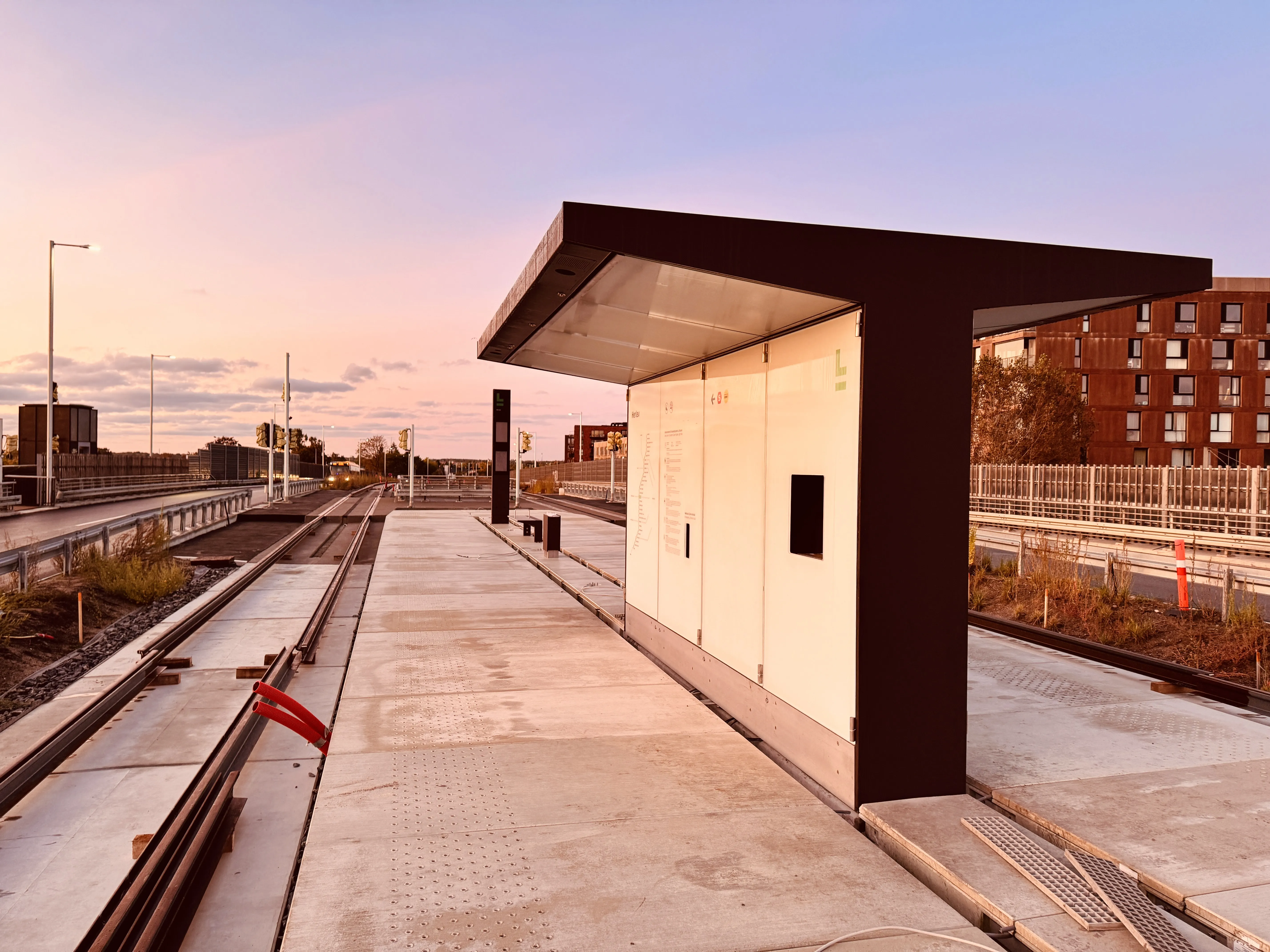 Billede af Herlev Station Letbanestation. Billede af Herlev Station Letbanestation.