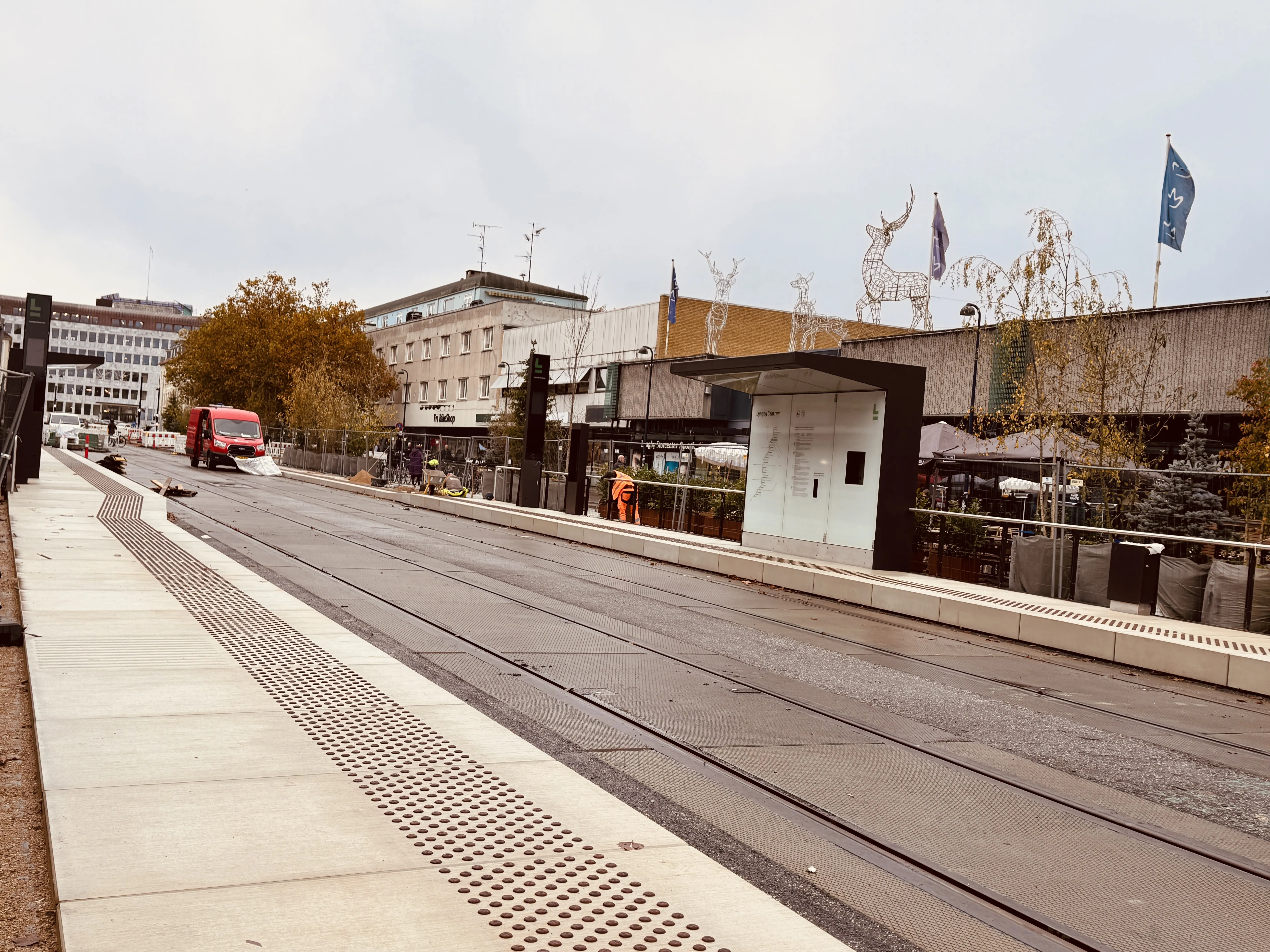 Billede af Lyngby Centrum Letbanestation. Billede af Lyngby Centrum Letbanestation.
