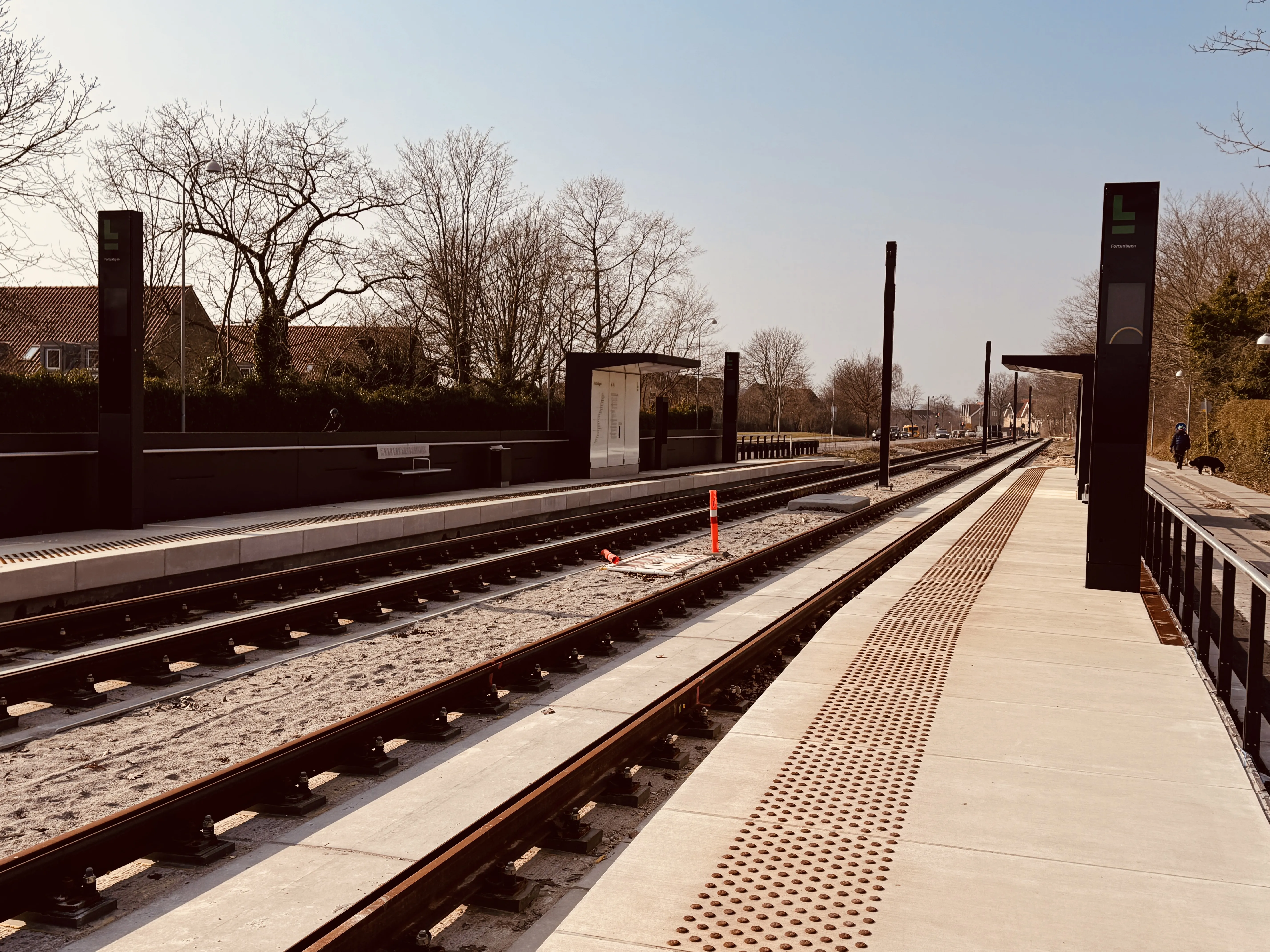 Billede af Fortunbyen Letbanestation. Billede af Fortunbyen Letbanestation.