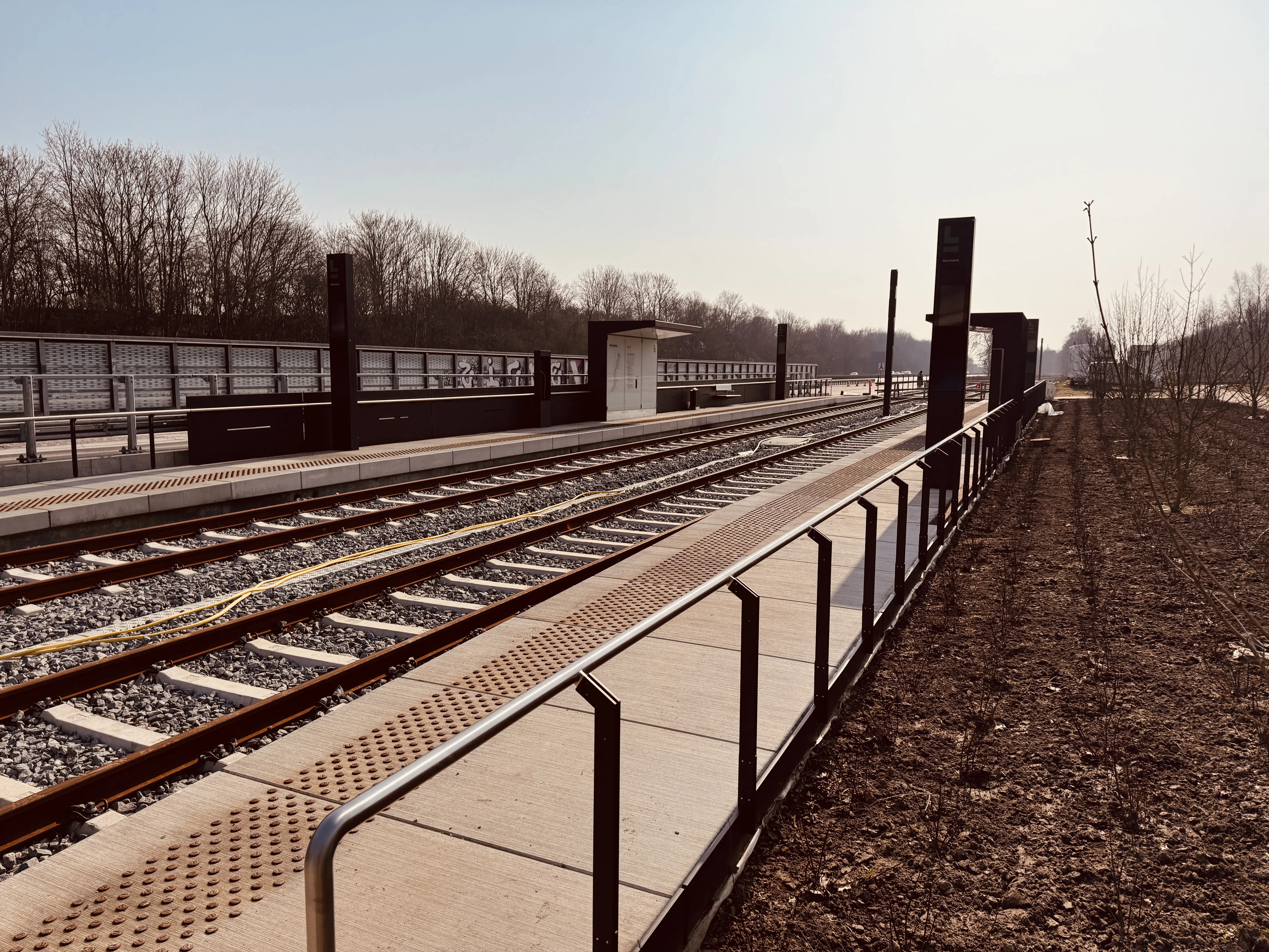 Billede af Rævehøjvej Letbanestation. Billede af Rævehøjvej Letbanestation.