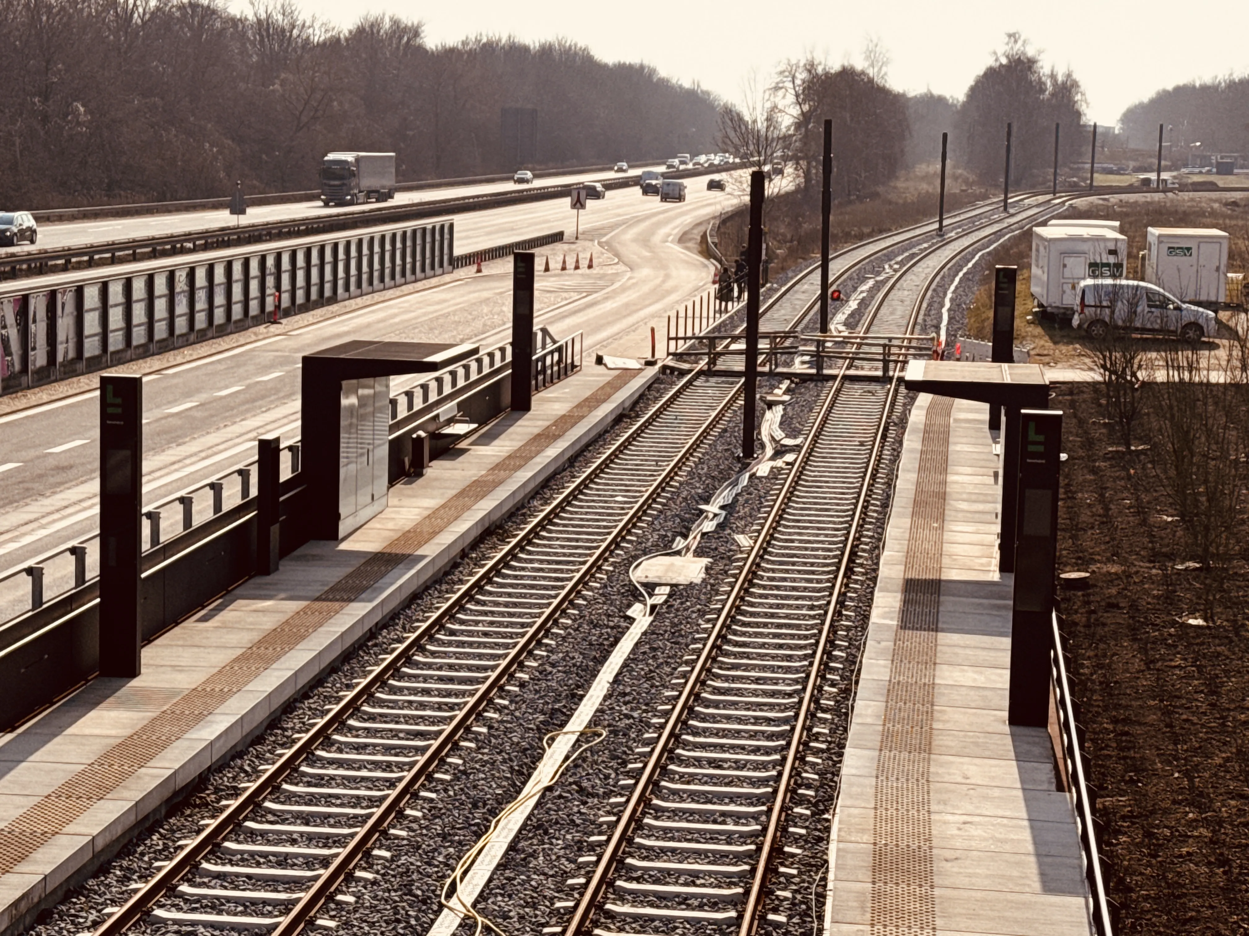 Billede af Rævehøjvej Letbanestation. Billede af Rævehøjvej Letbanestation.