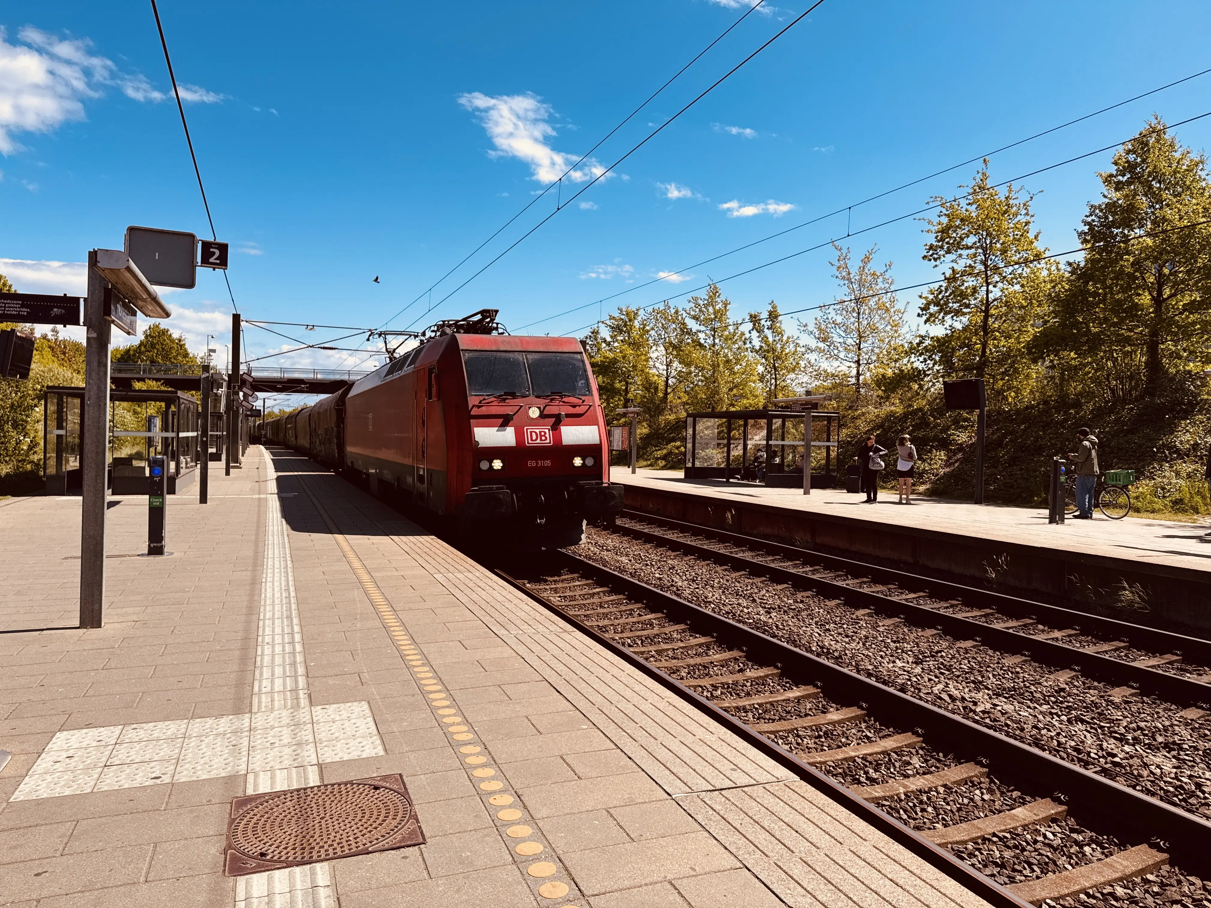 Billede af DBCSC EG 3105, tidligere DSB EG 3105 fotograferet ud for Ørestad Trinbræt.