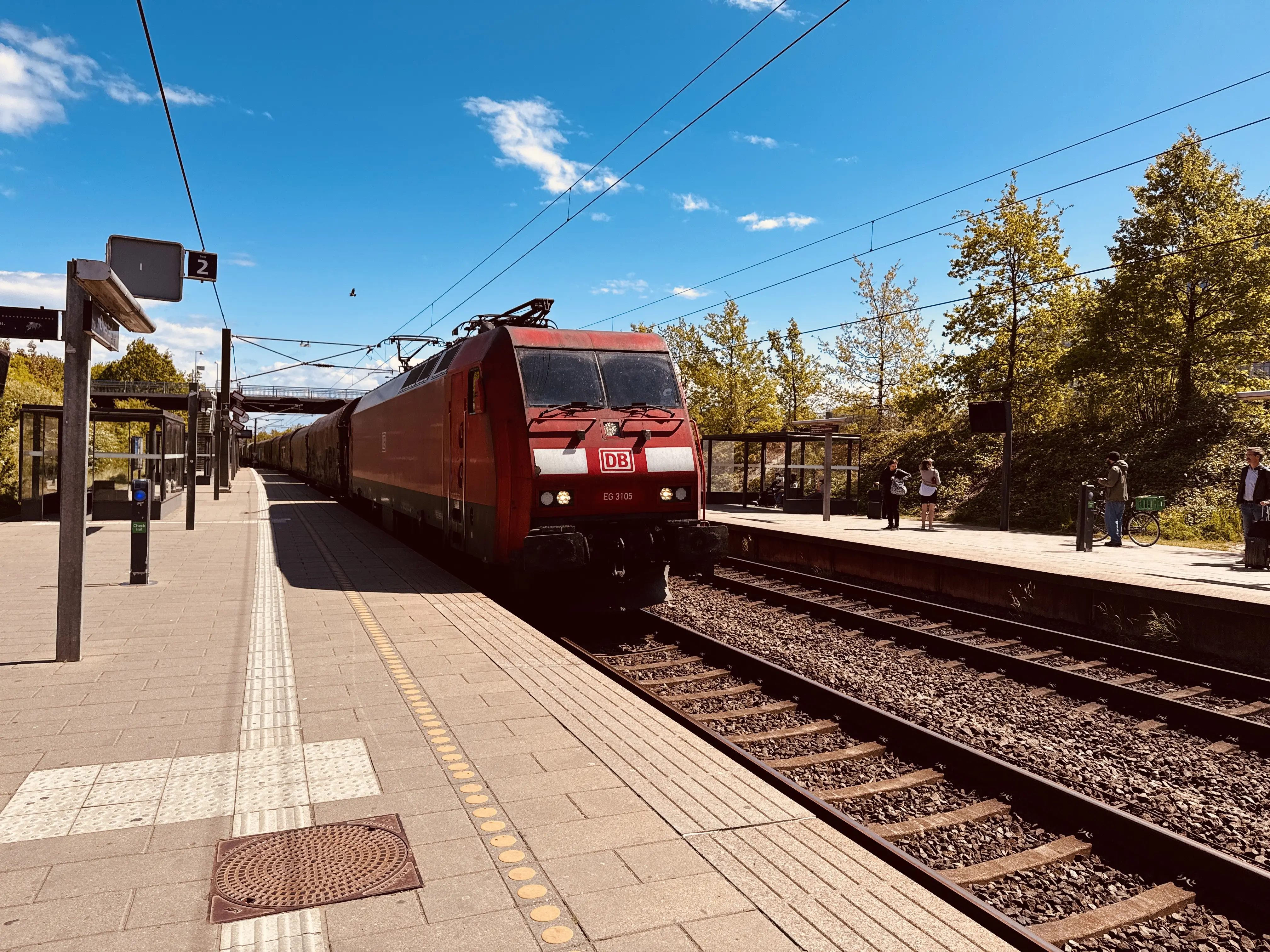 Billede af DBCSC EG 3105, tidligere DSB EG 3105 fotograferet ud for Ørestad Trinbræt.
