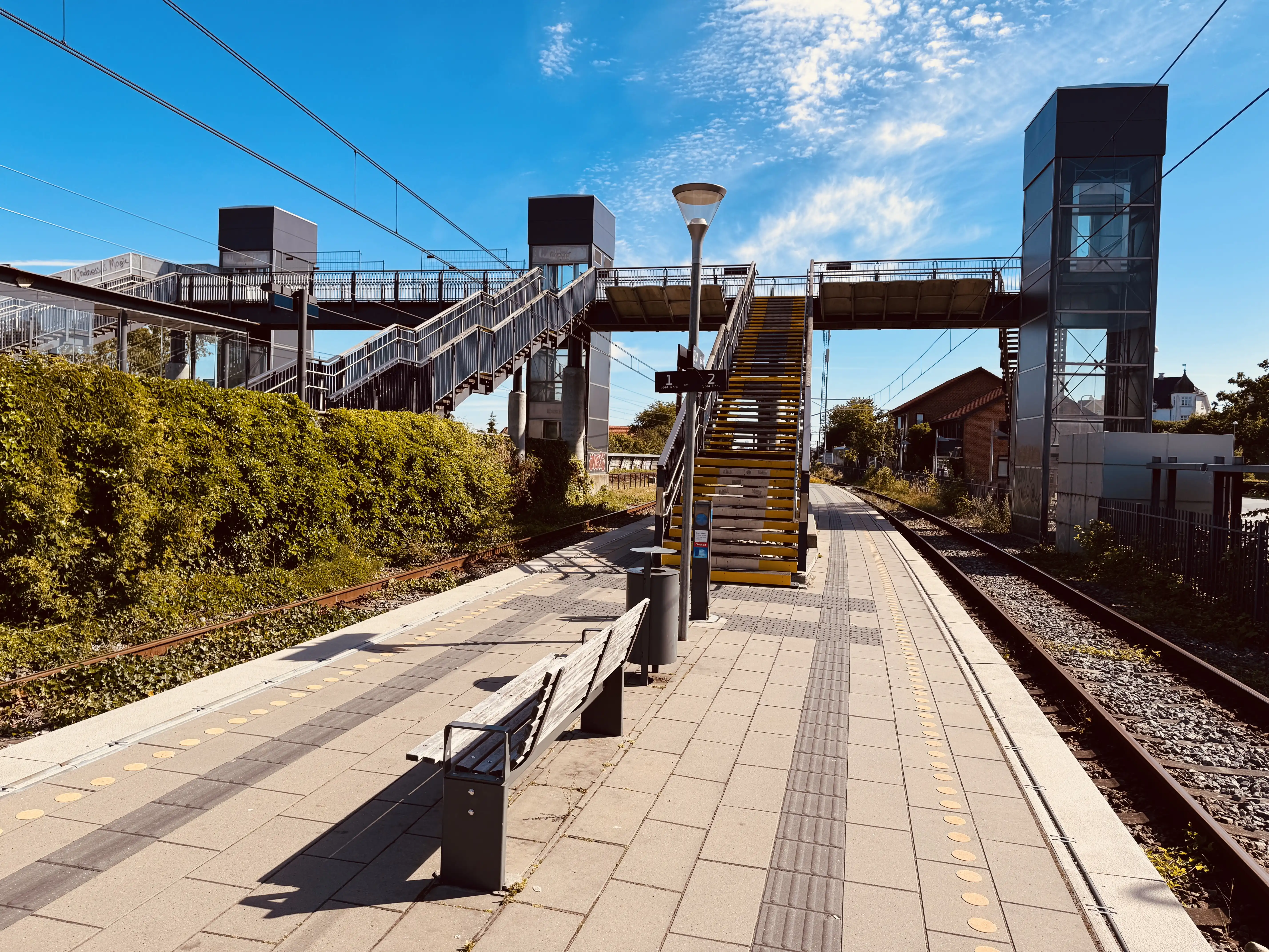 Billede af Viby Jylland Letbanestation.