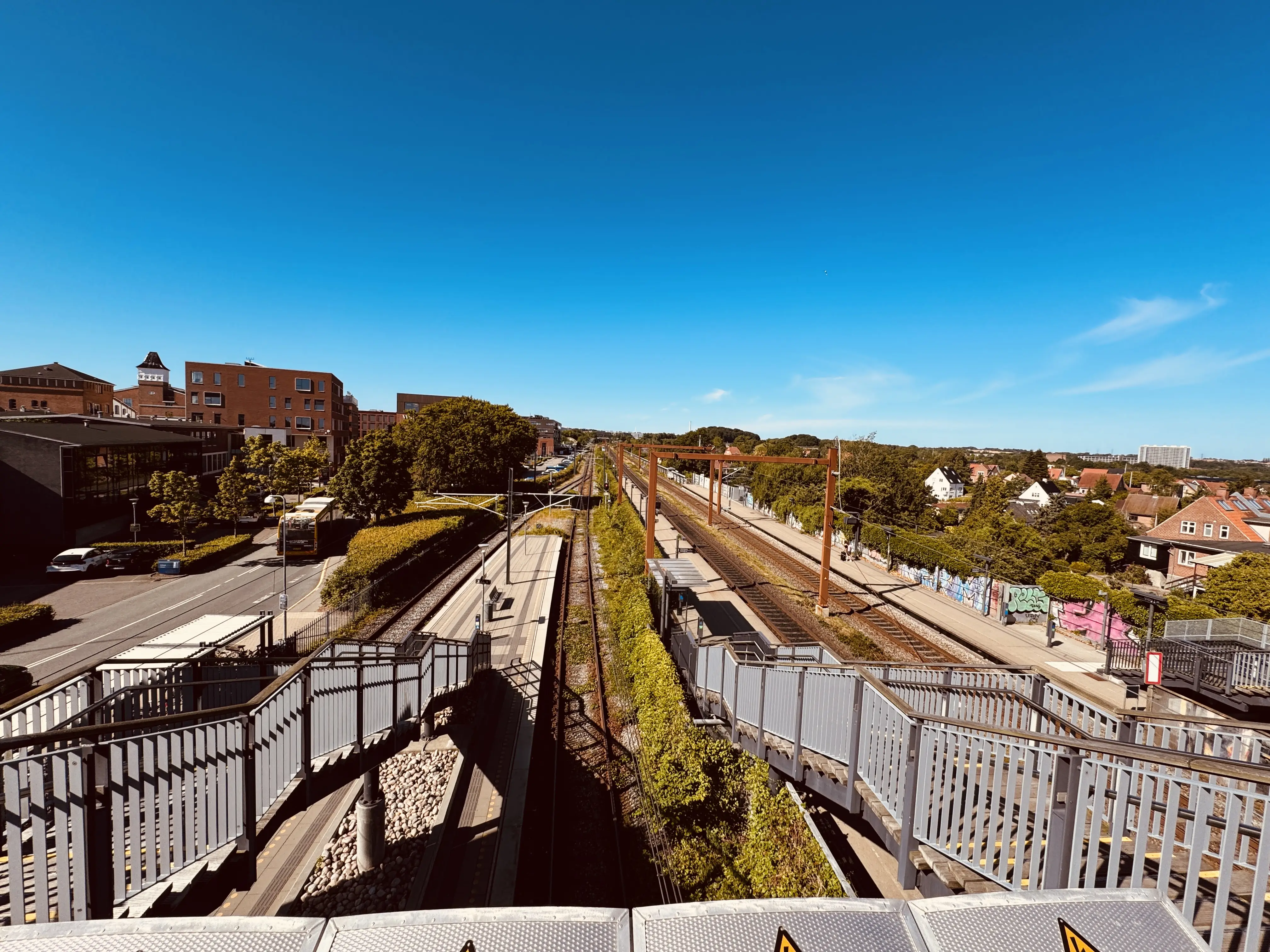 Billede af Viby Jylland Letbanestation.
