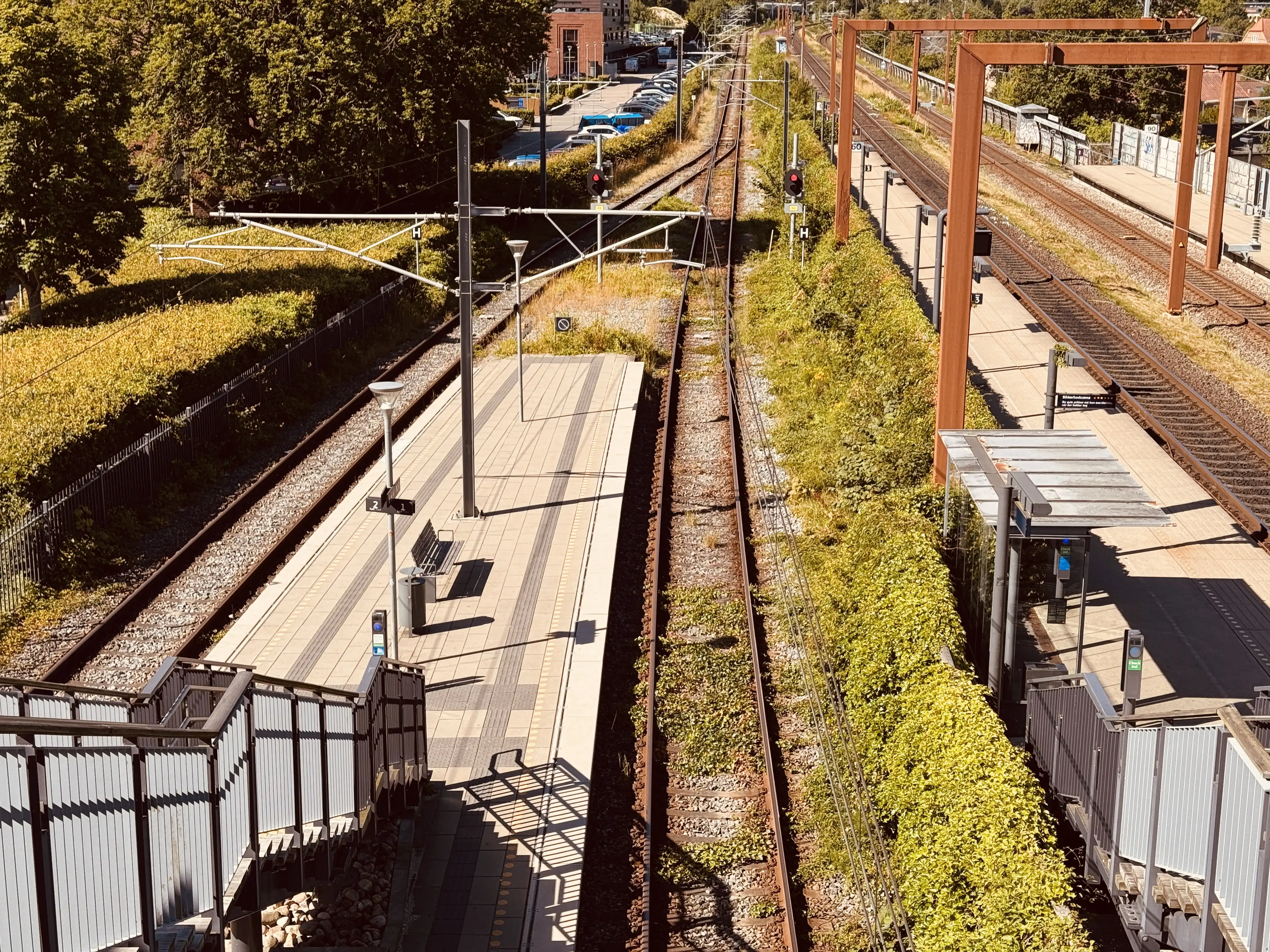 Billede af Viby Jylland Letbanestation.