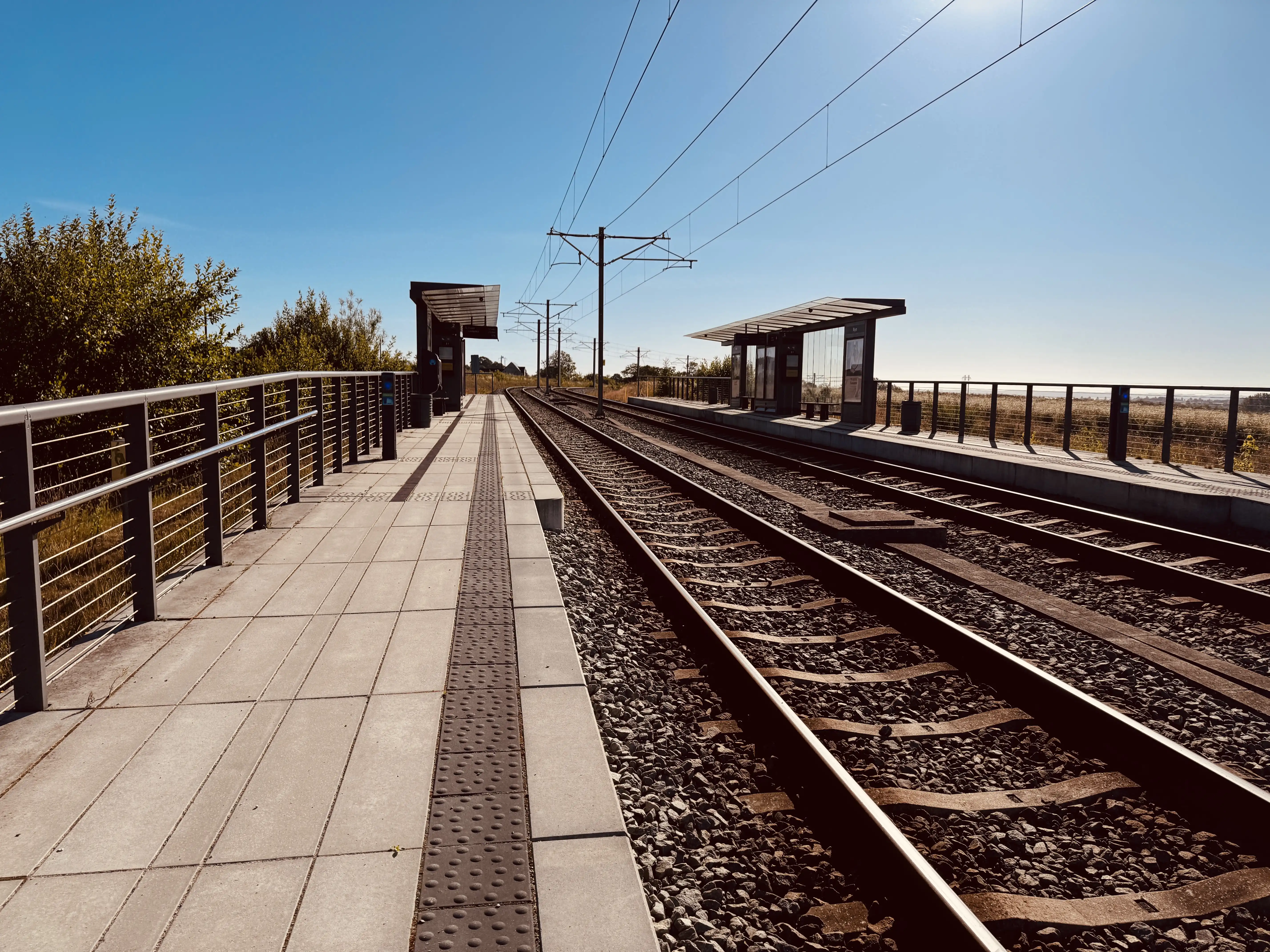 Billede af Nye Letbanestation.