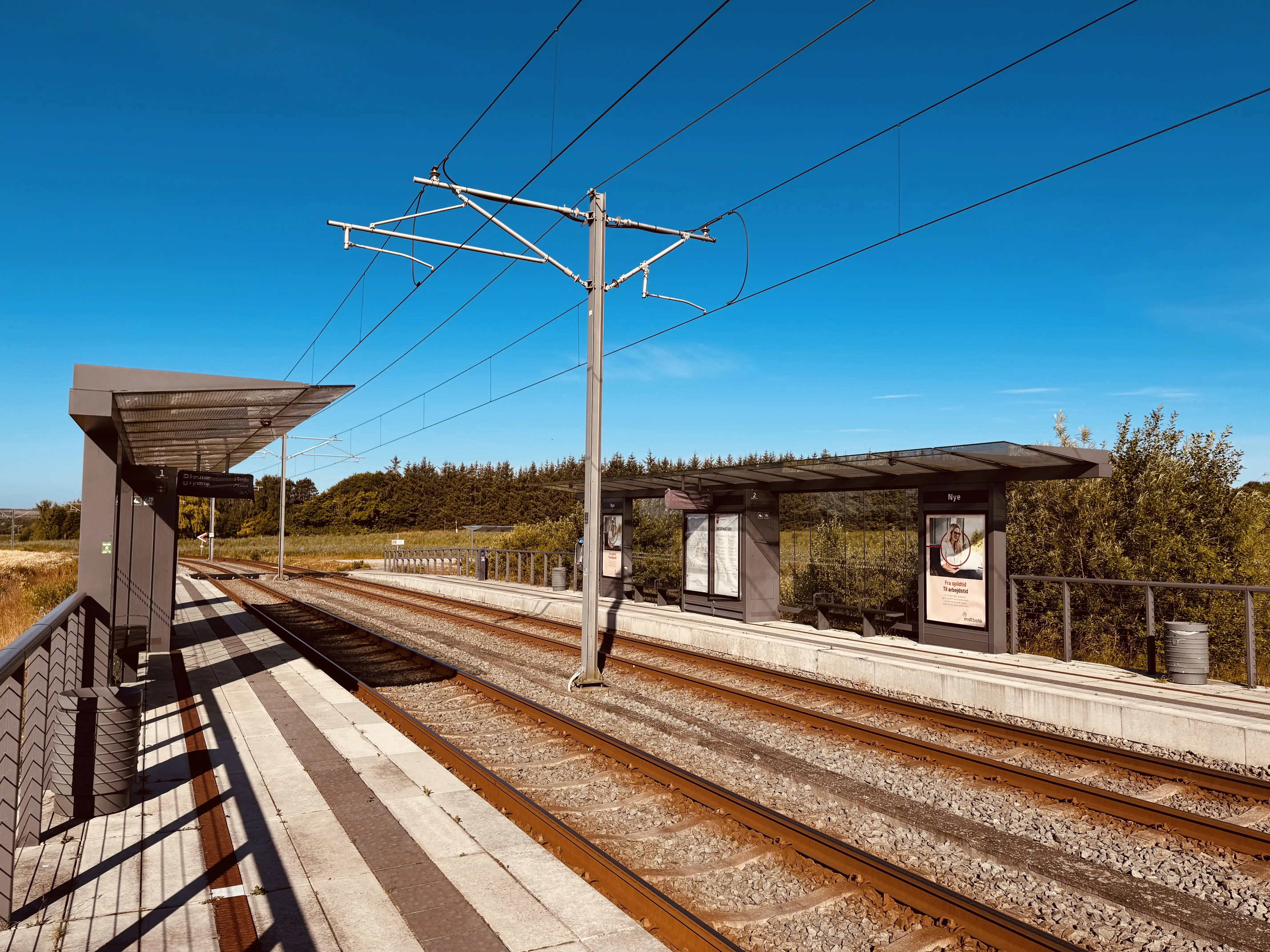 Billede af Nye Letbanestation.