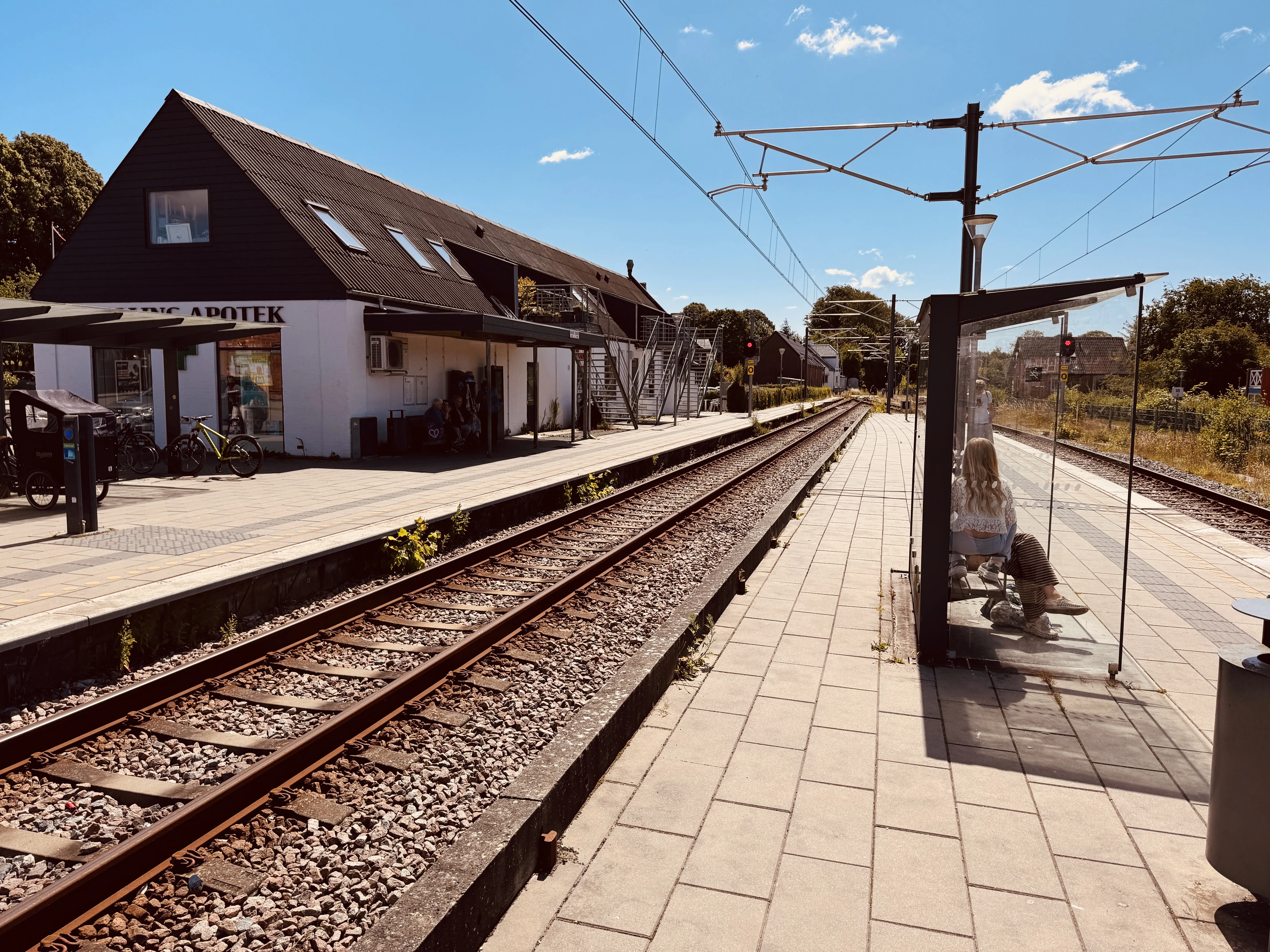 Billede af Malling Letbanestation. Billede af Malling Letbanestation.