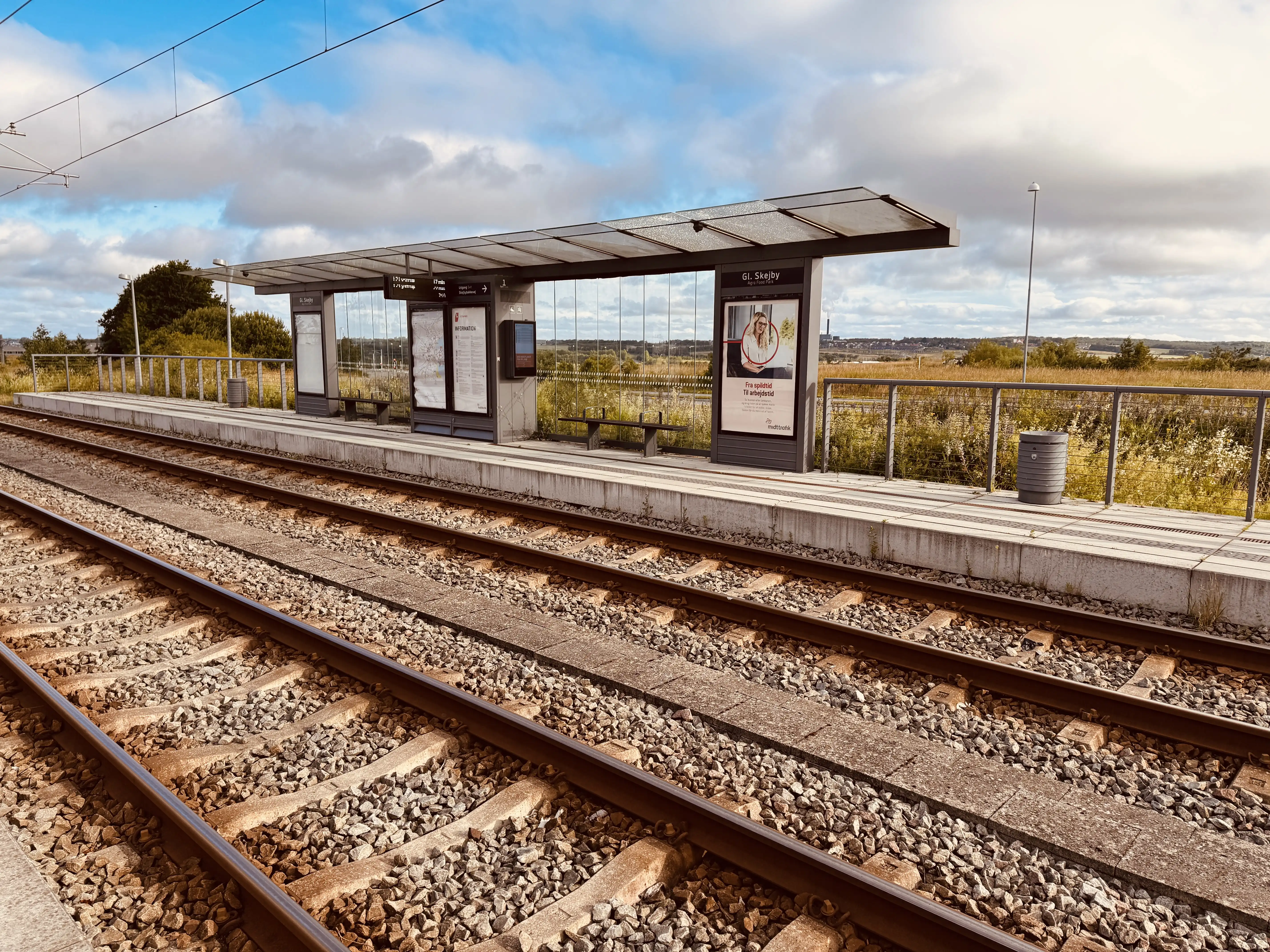 Billede af Gl. Skejby (Agro Food Park) Letbanestation.