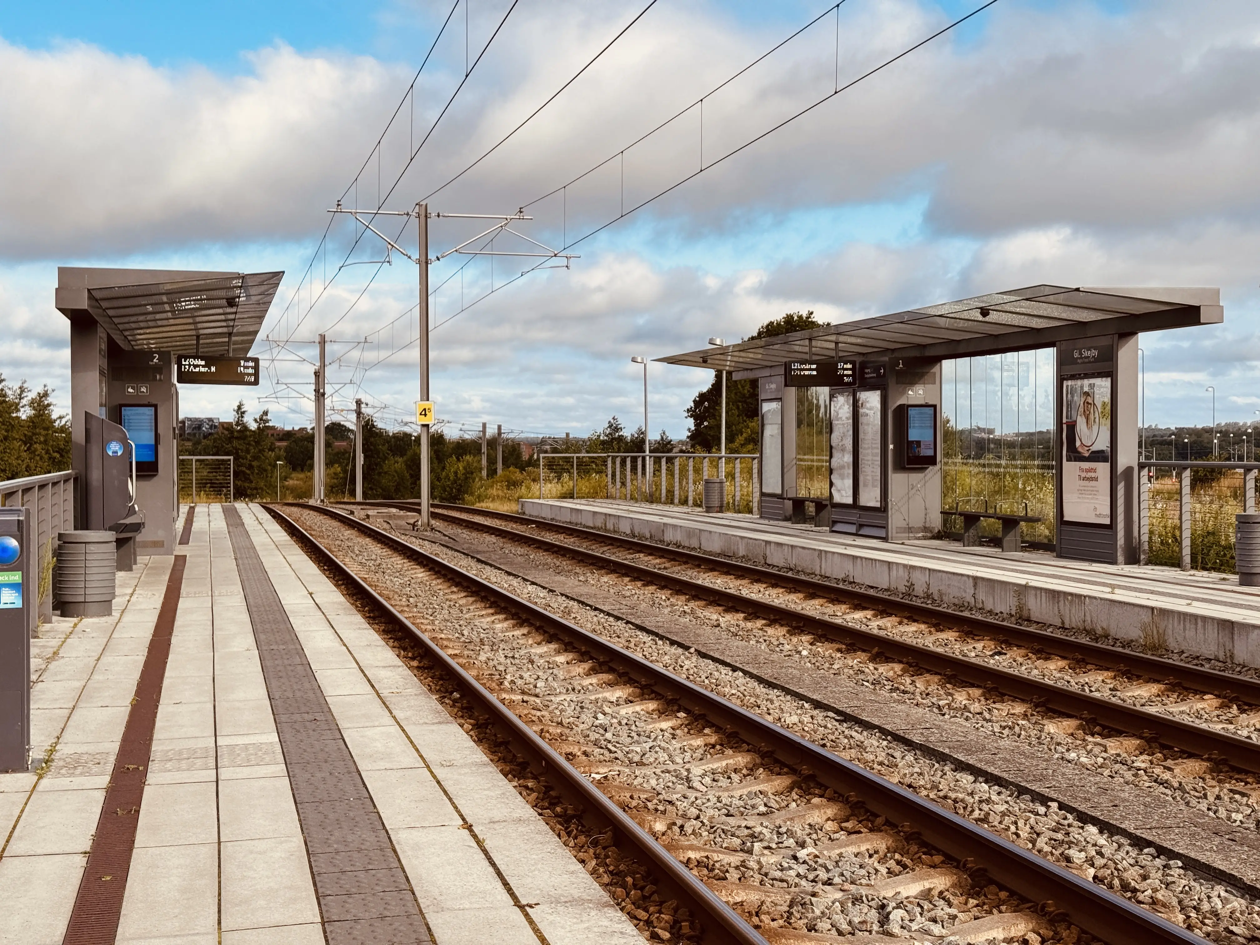 Billede af Gl. Skejby (Agro Food Park) Letbanestation.