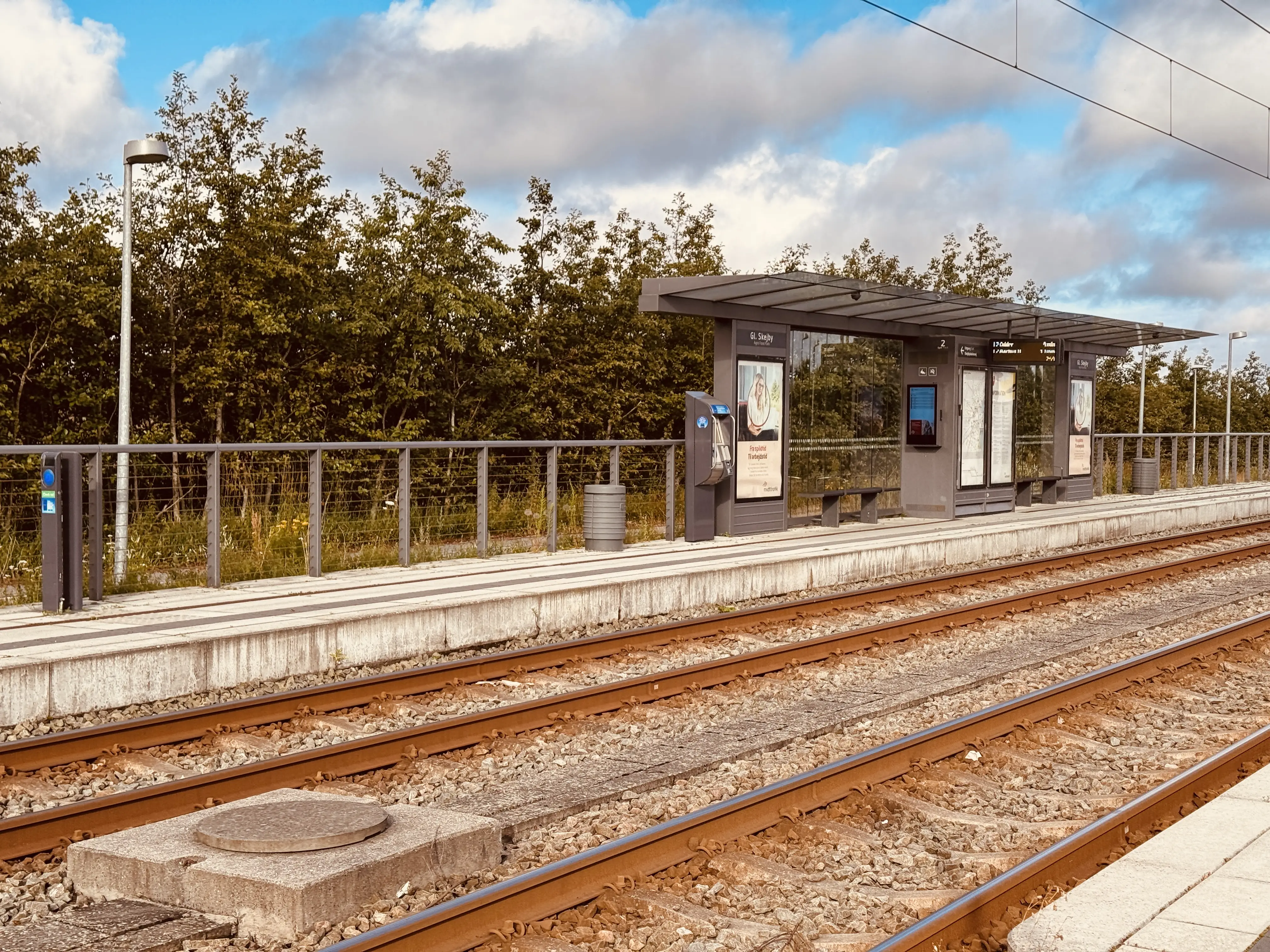 Billede af Gl. Skejby (Agro Food Park) Letbanestation.