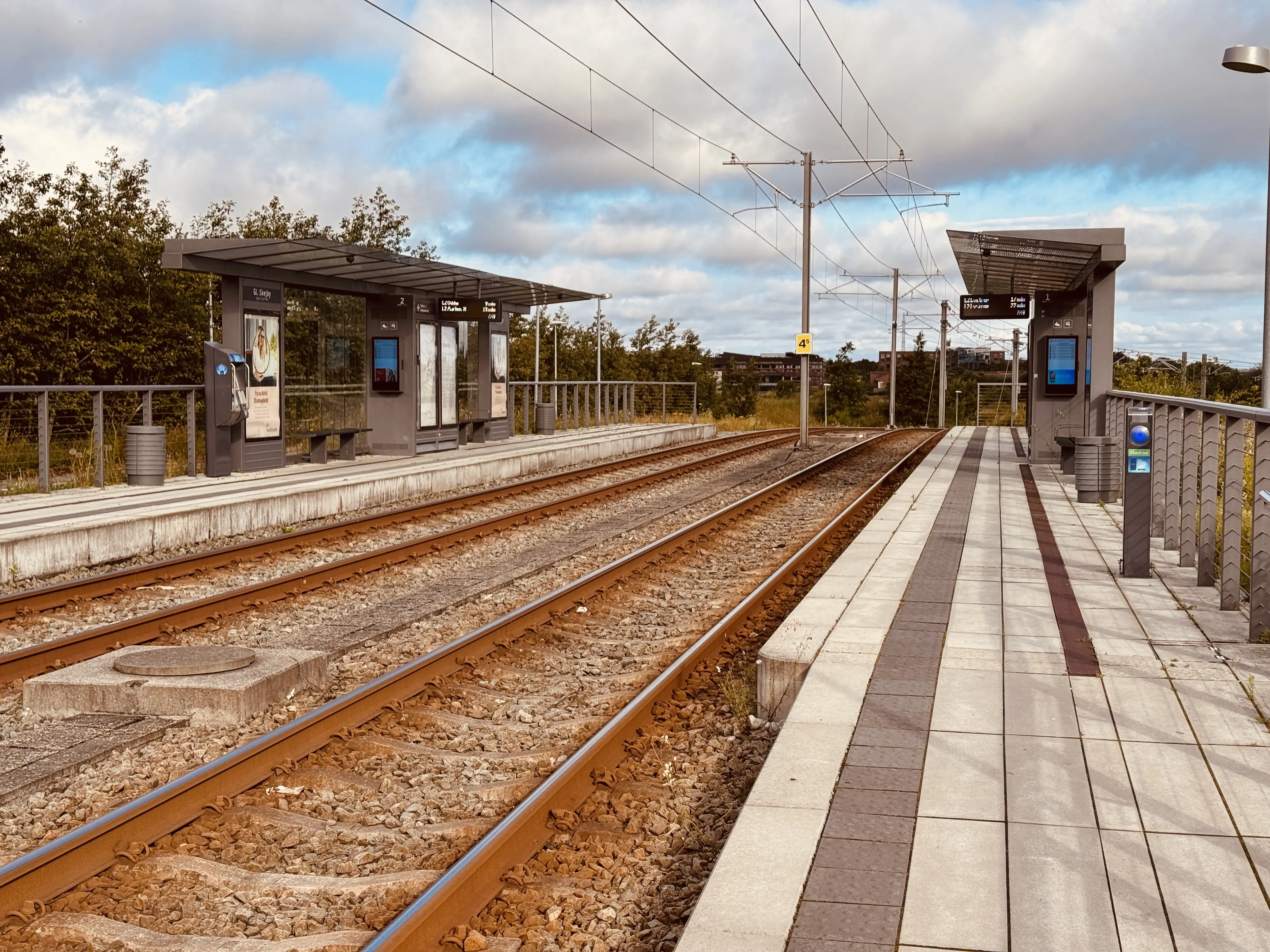 Billede af Gl. Skejby (Agro Food Park) Letbanestation.