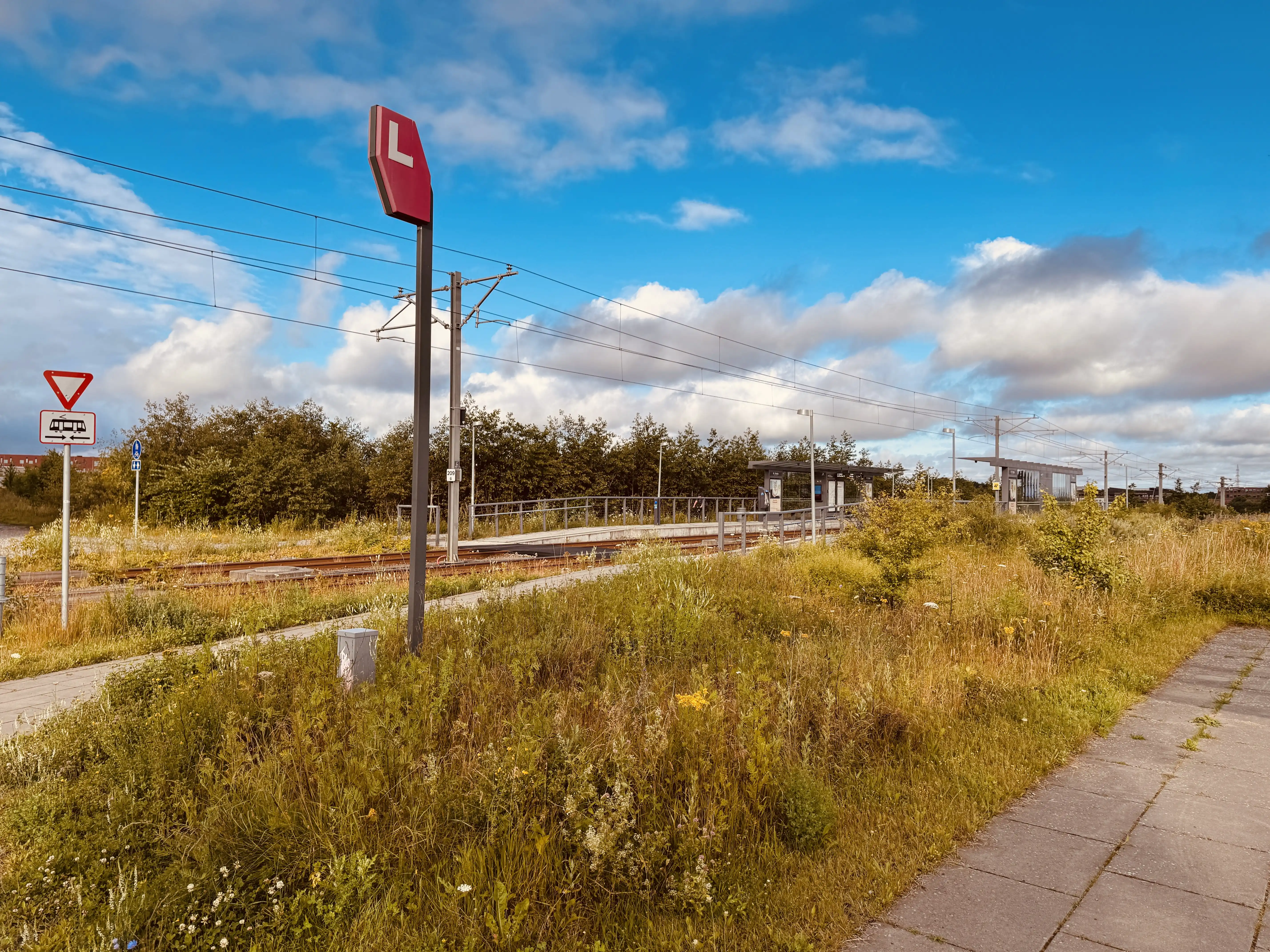 Billede af Gl. Skejby (Agro Food Park) Letbanestation.