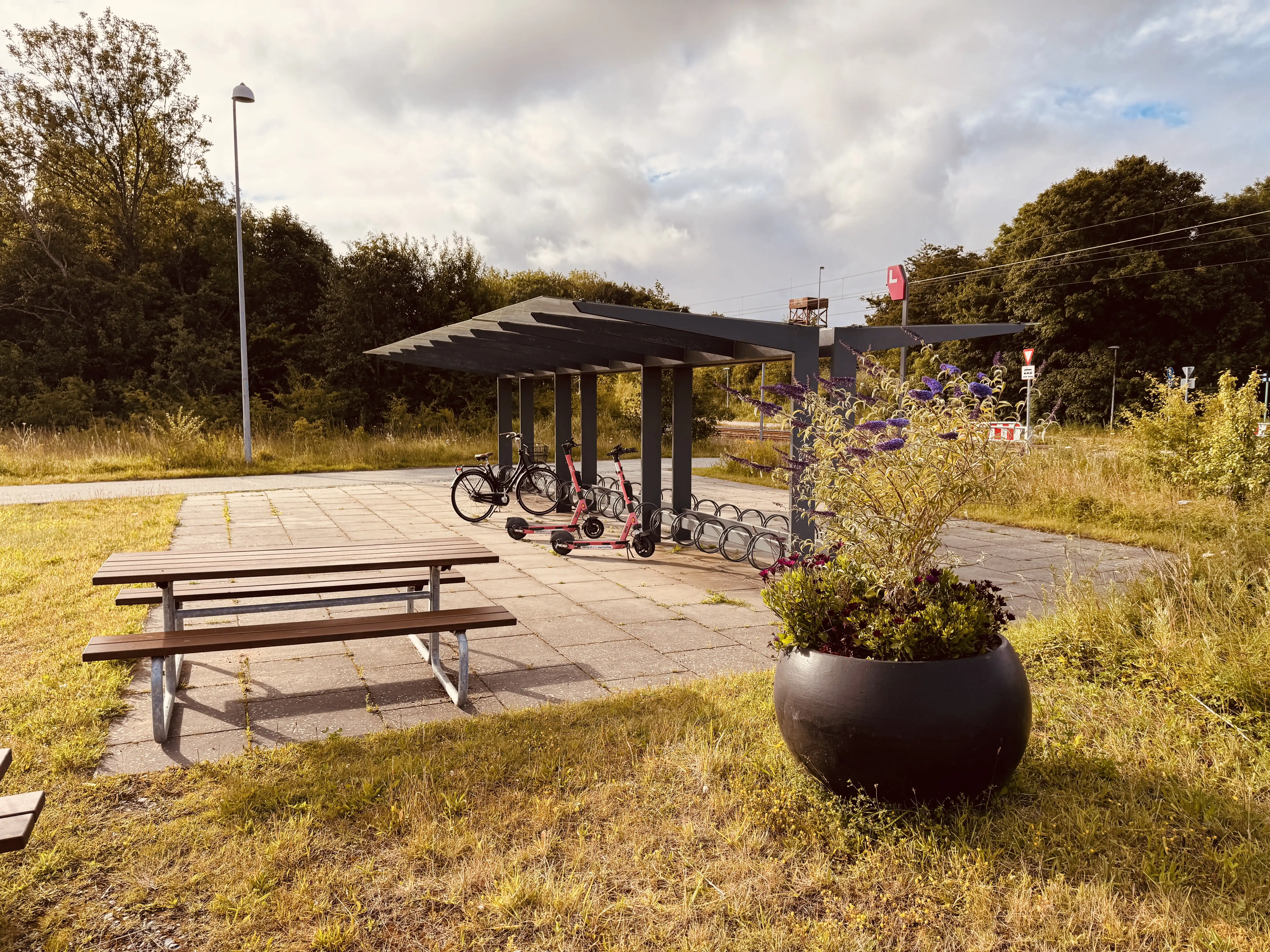 Billede af Gl. Skejby (Agro Food Park) Letbanestation.