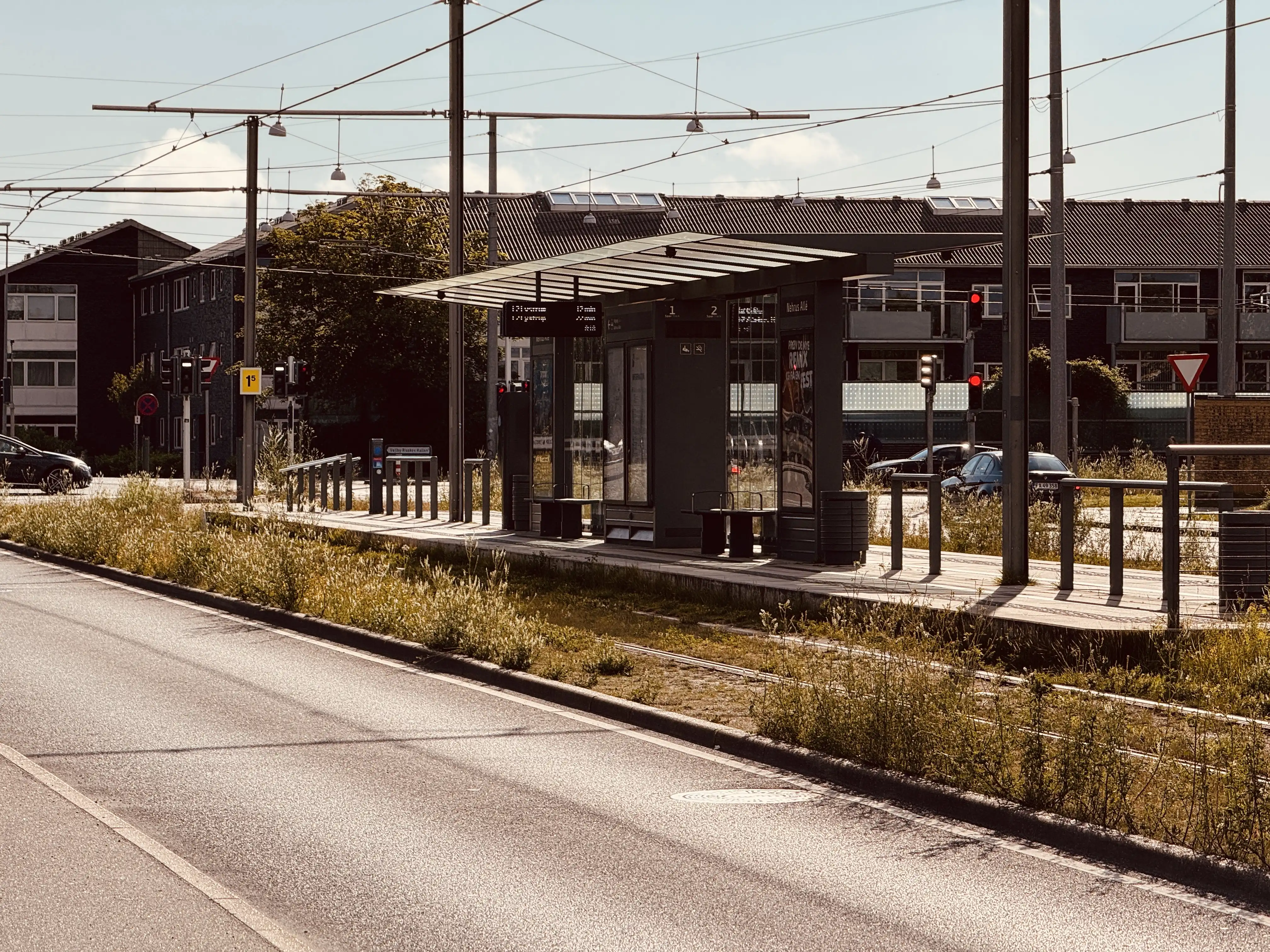 Billede af Nehrus Allé Letbanestation.