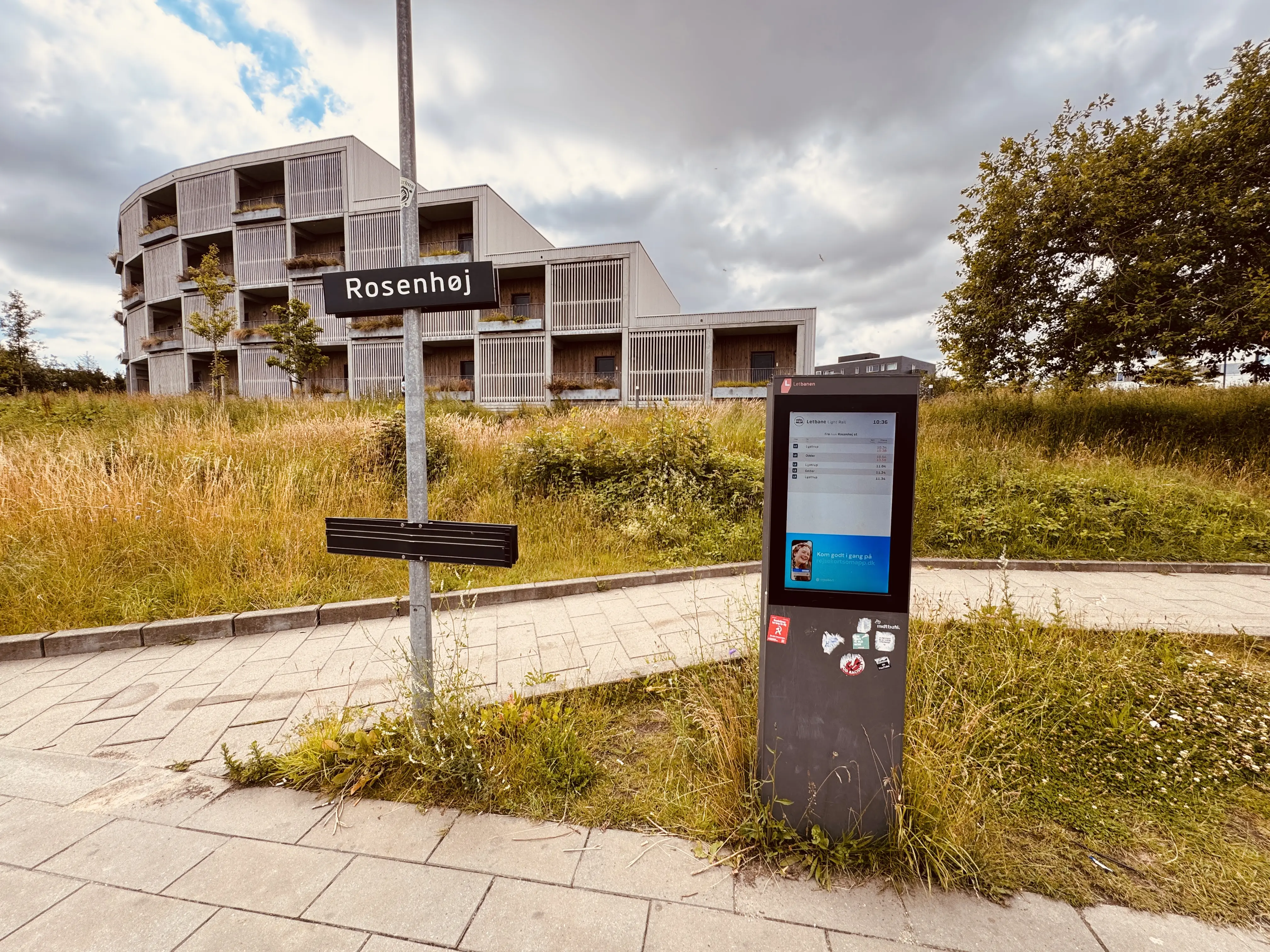 Billede af Rosenhøj Letbanestation. Billede af Rosenhøj Letbanestation.