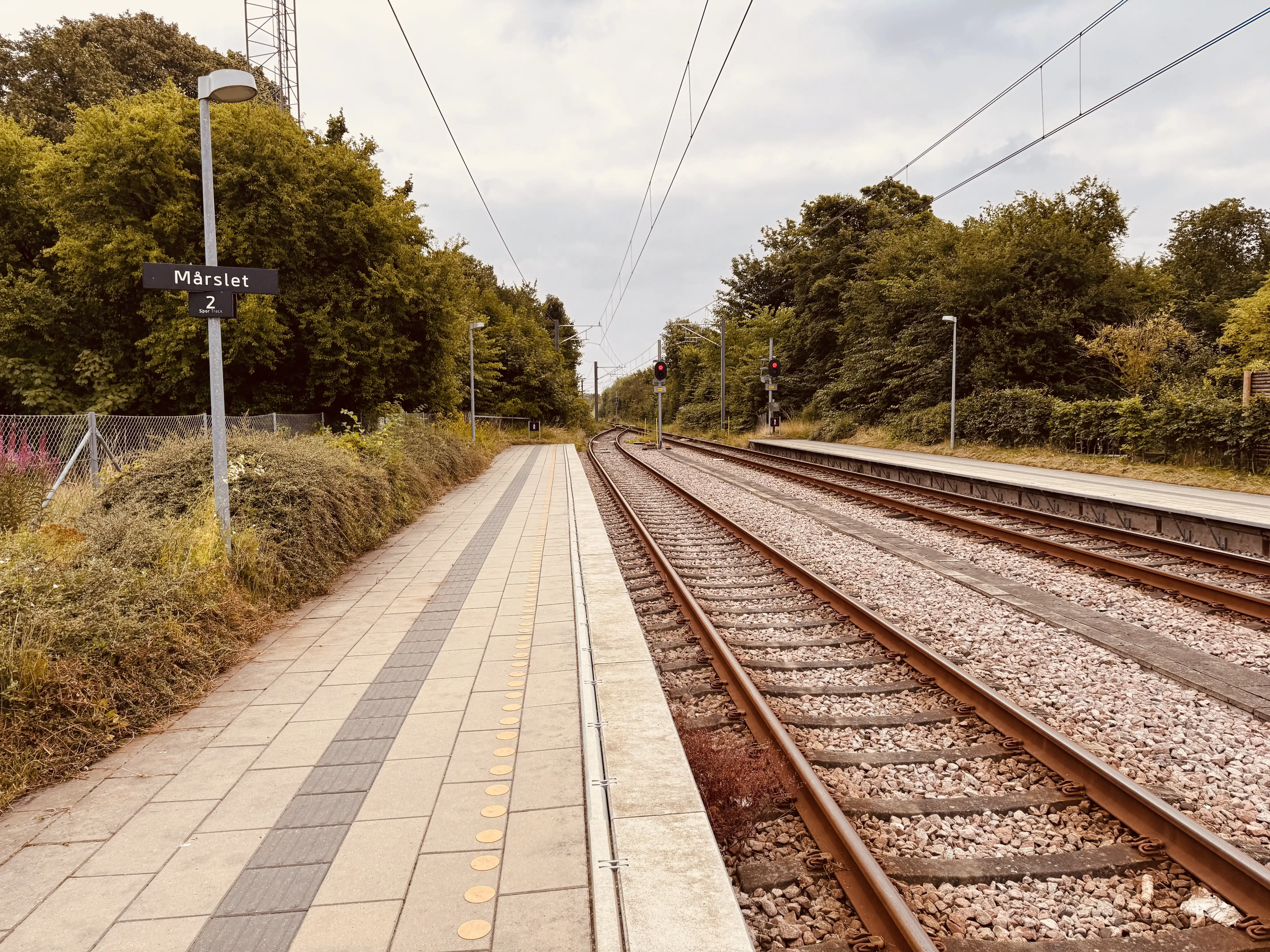 Billede af Mårslet Station.