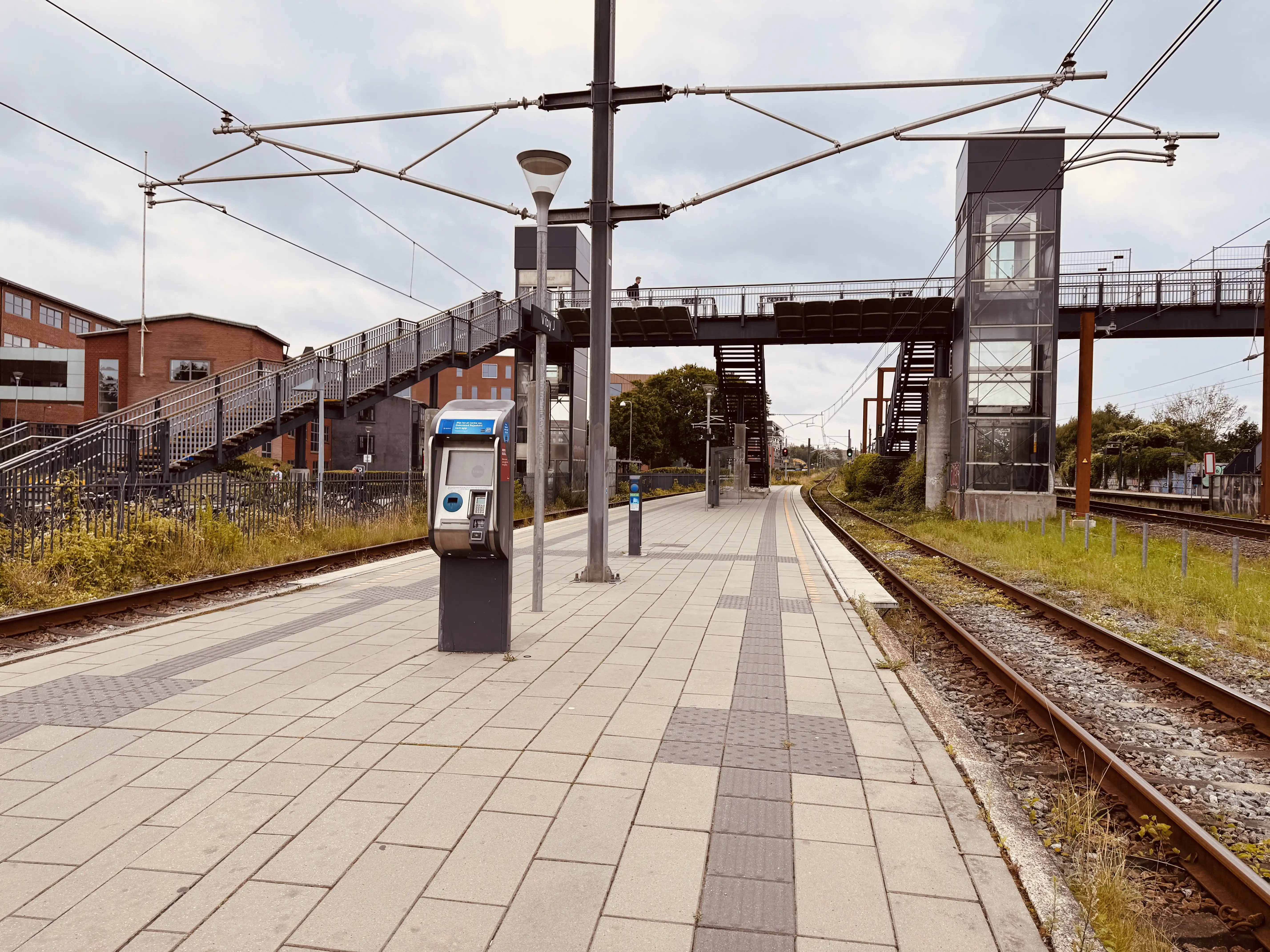 Billede af Viby Jylland Letbanestation.