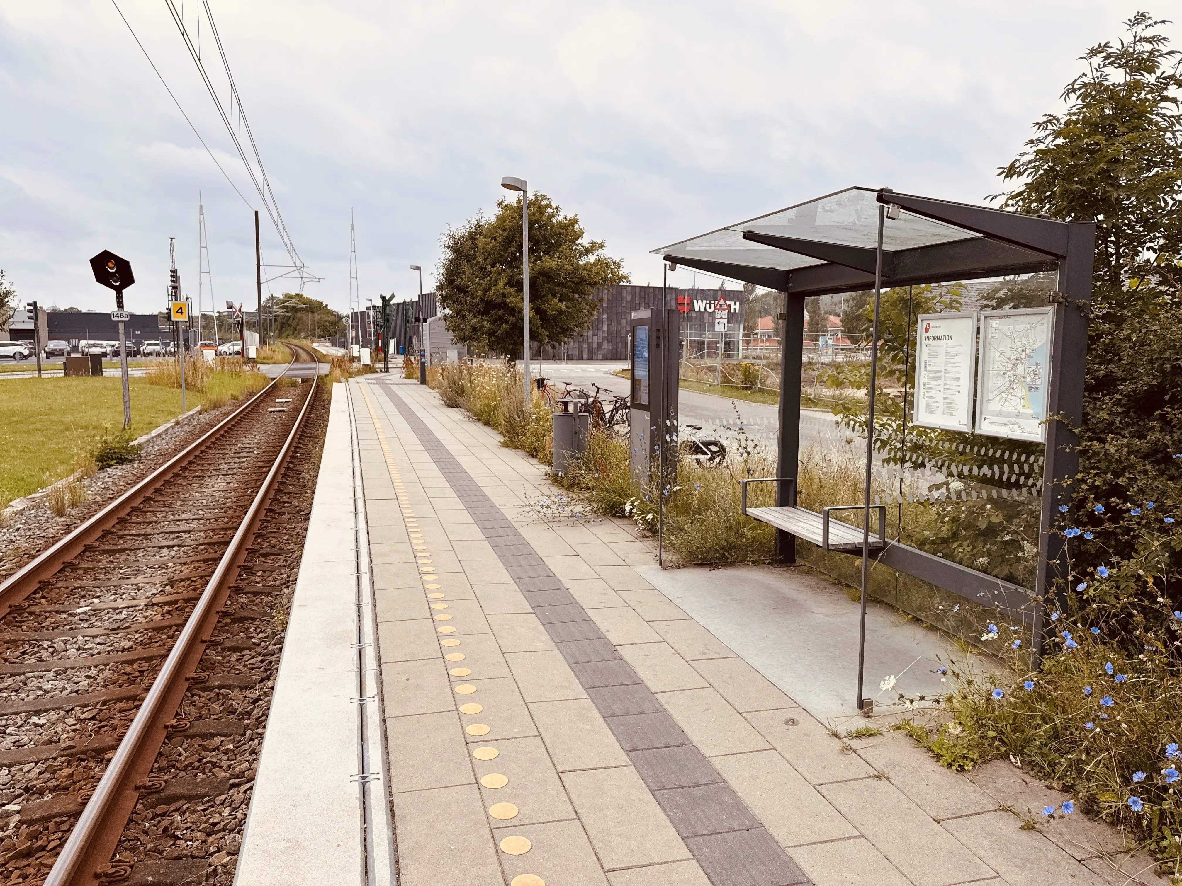 Billede af Øllegårdsvej Letbanestation. Billede af Øllegårdsvej Letbanestation.
